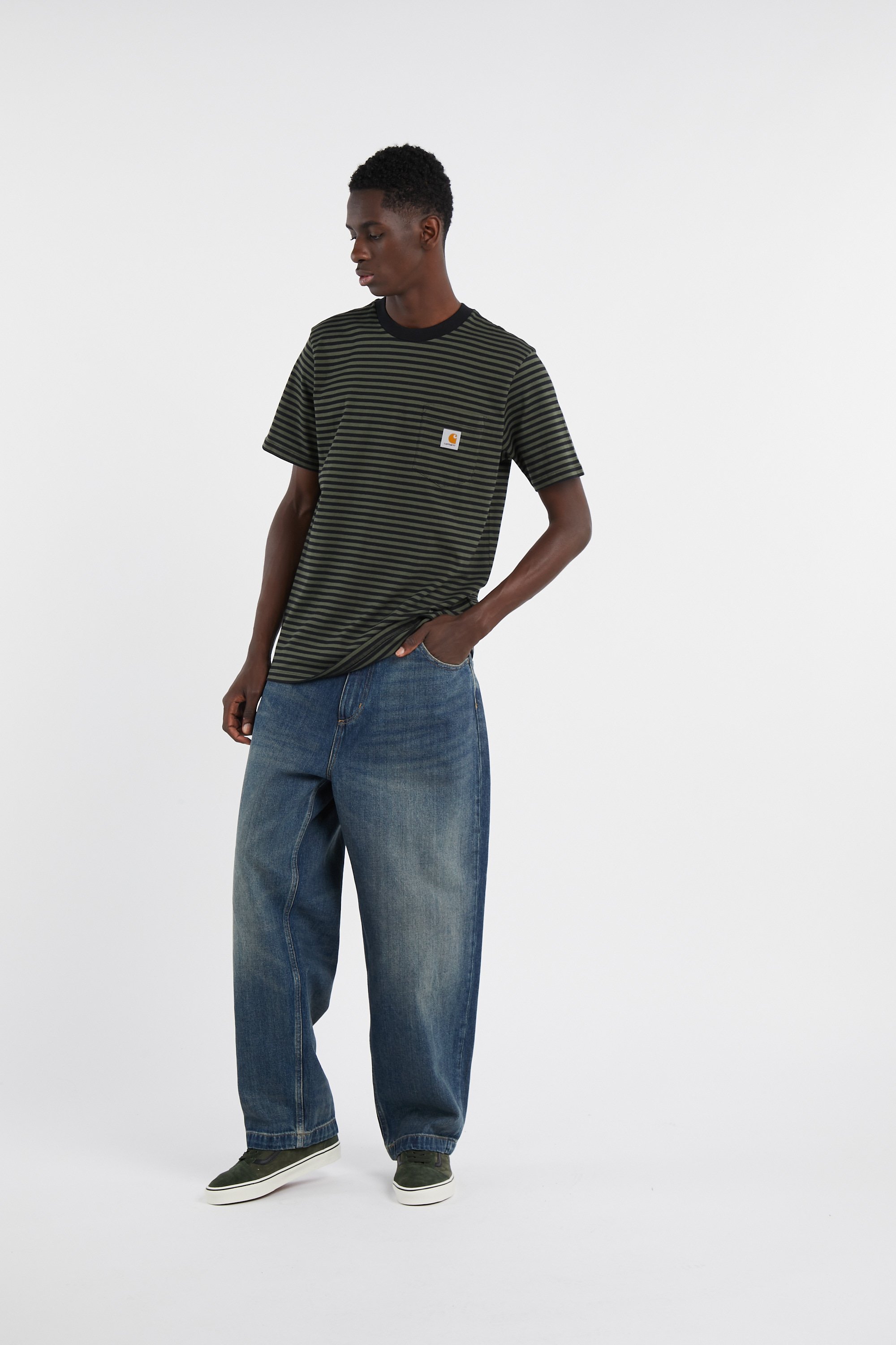 Jean brandon pant CARHARTT WIP Bleu
