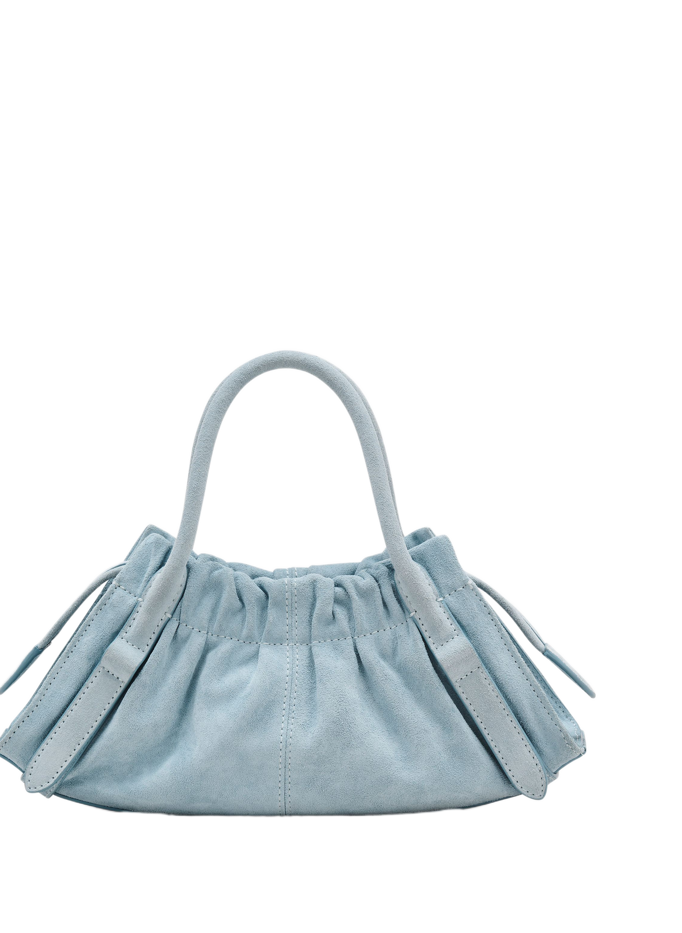 Sac à main Suede Cristina Small Satchel MARC JACOBS Bleu