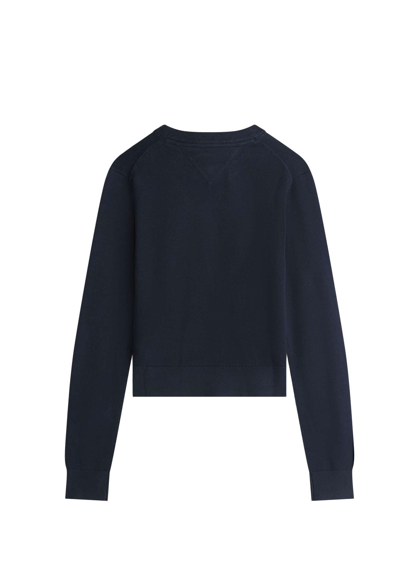 Baumwoll-Logopullover TOMMY HILFIGER Blau