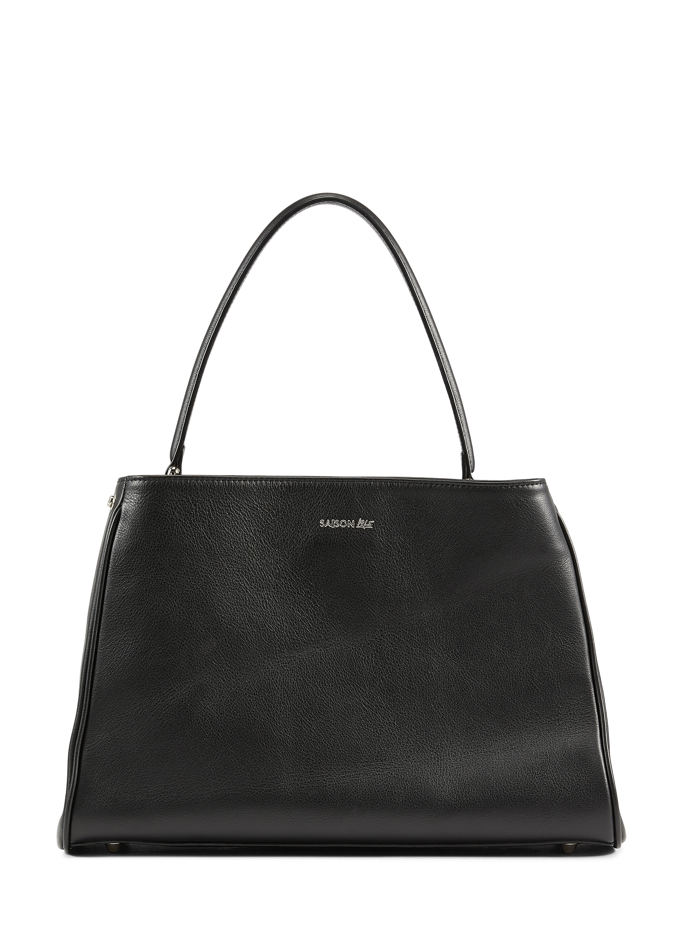 Adjustable leather Idylle handbag SAISON 1865 Black