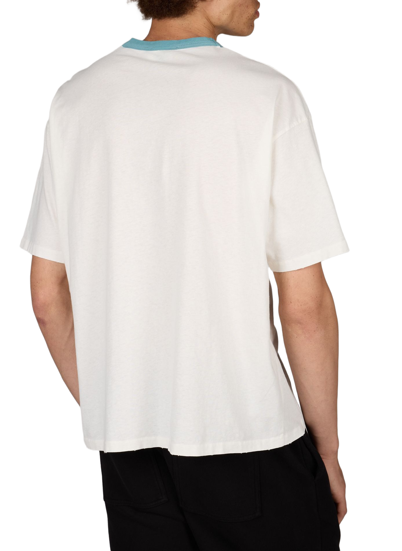 Straight printed t-shirt in blended cotton REPRESENT White