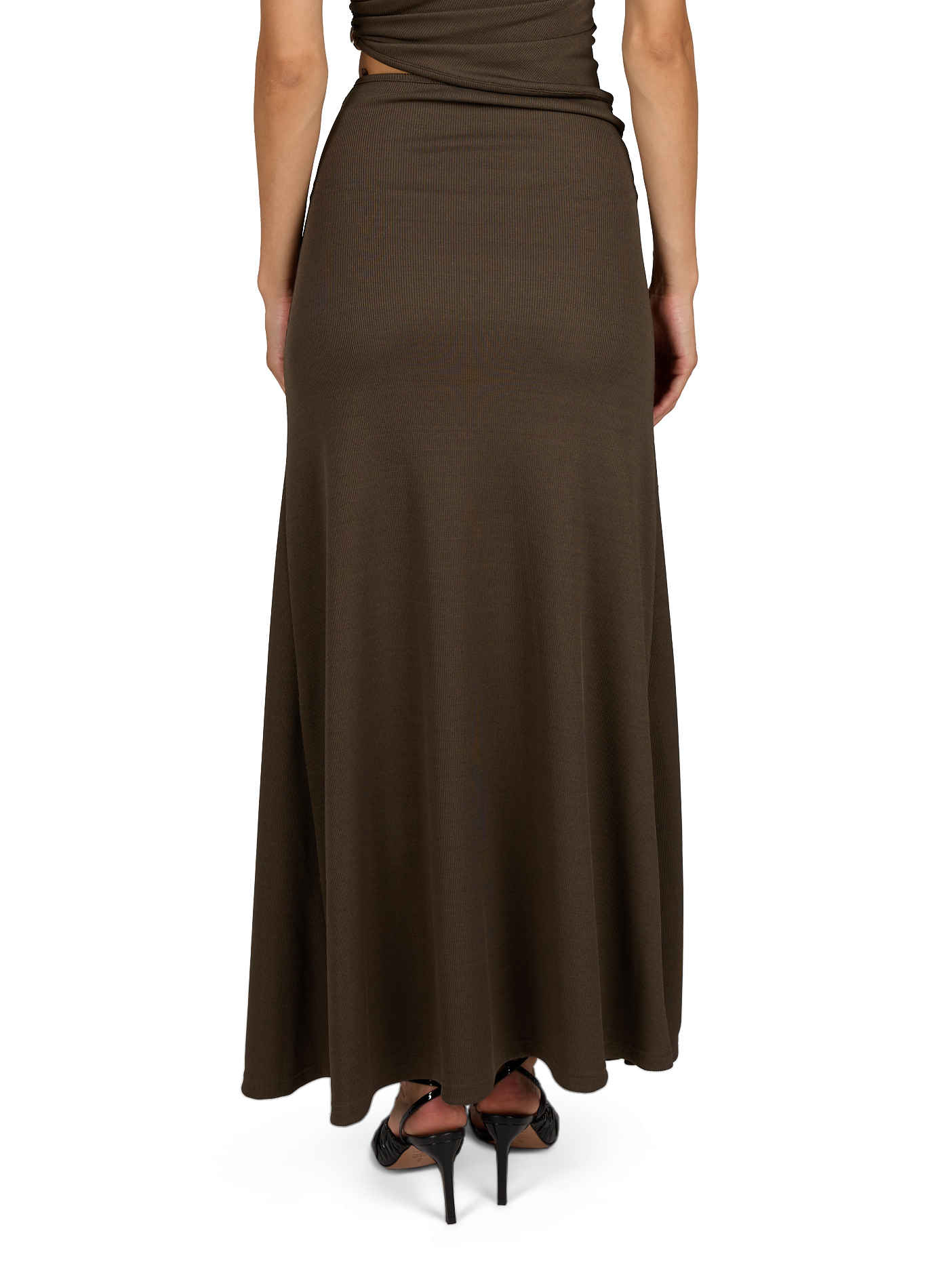 Knitted maxi dress CHRISTOPHER ESBER Brown