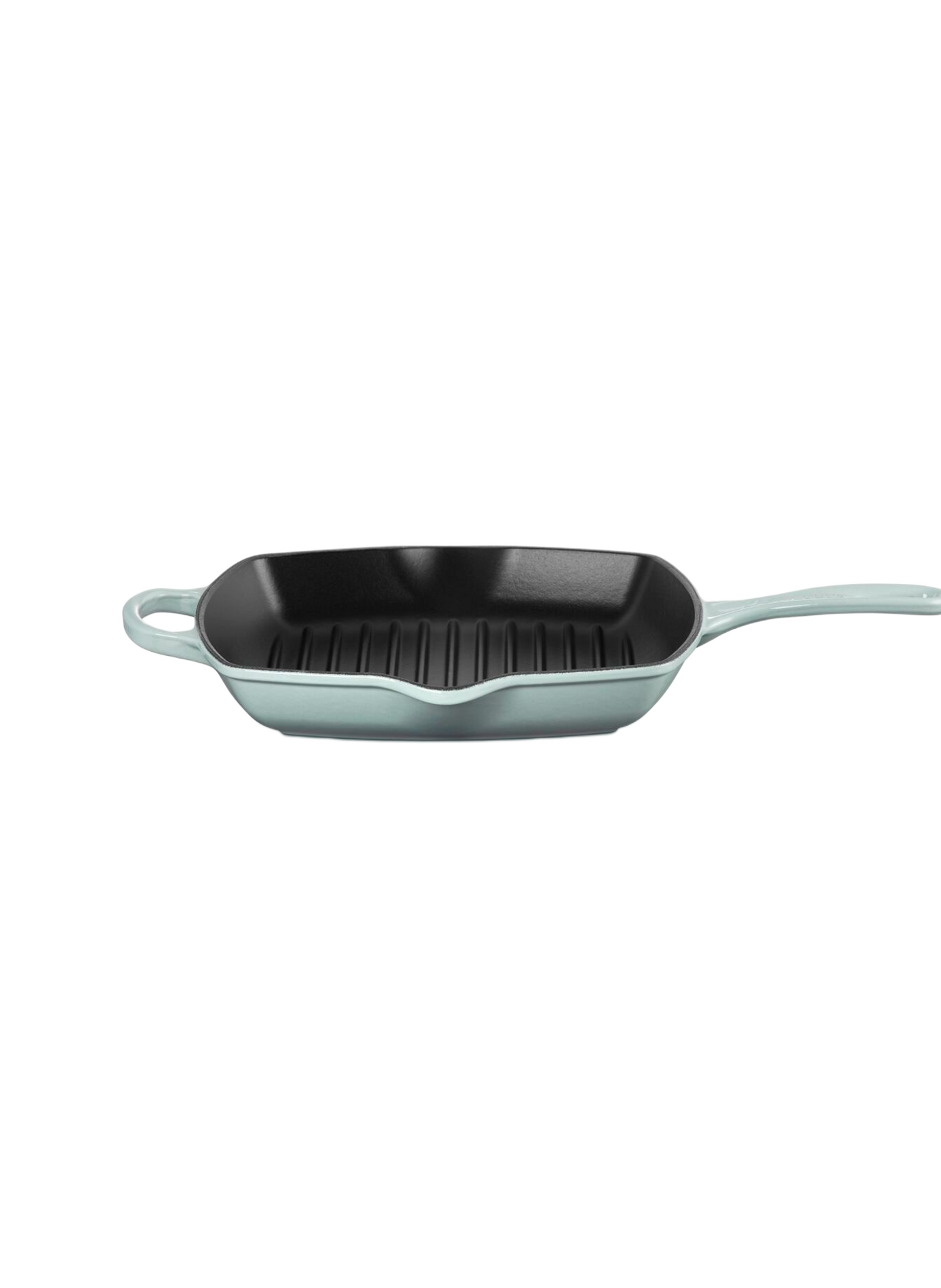 Square enameled cast iron pan LE CREUSET Grey
