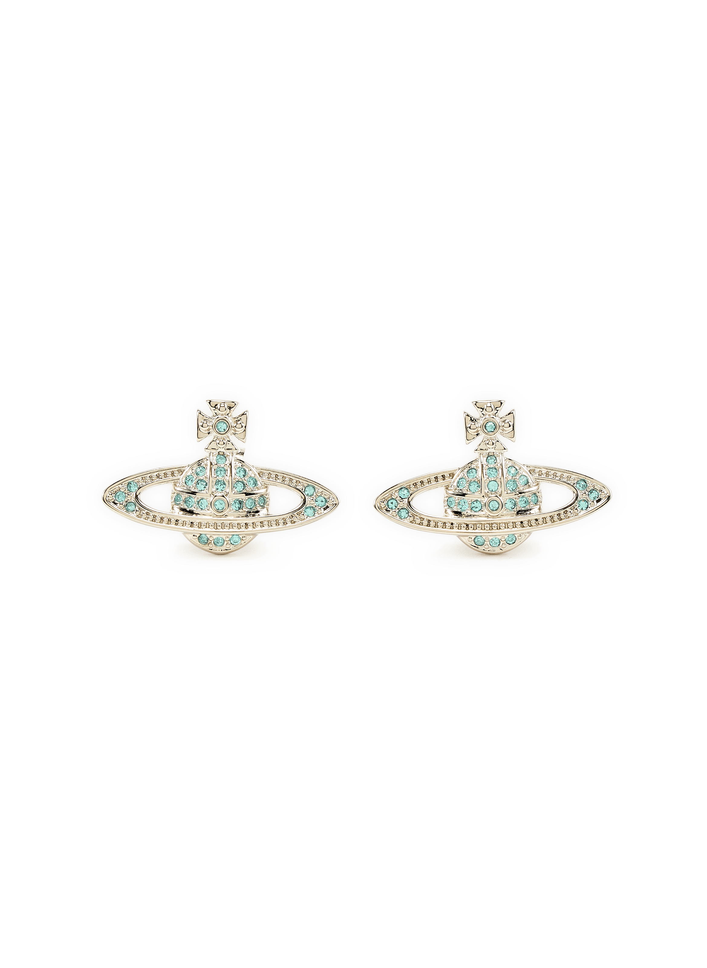 Boucles d'oreilles à logo VIVIENNE WESTWOOD Bleu