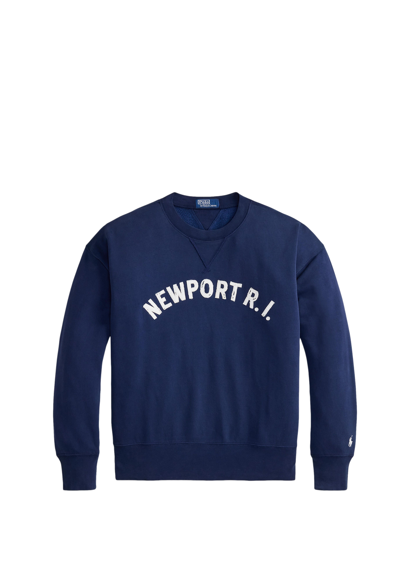 Sweat imprimé en coton mélangé POLO RALPH LAUREN Bleu