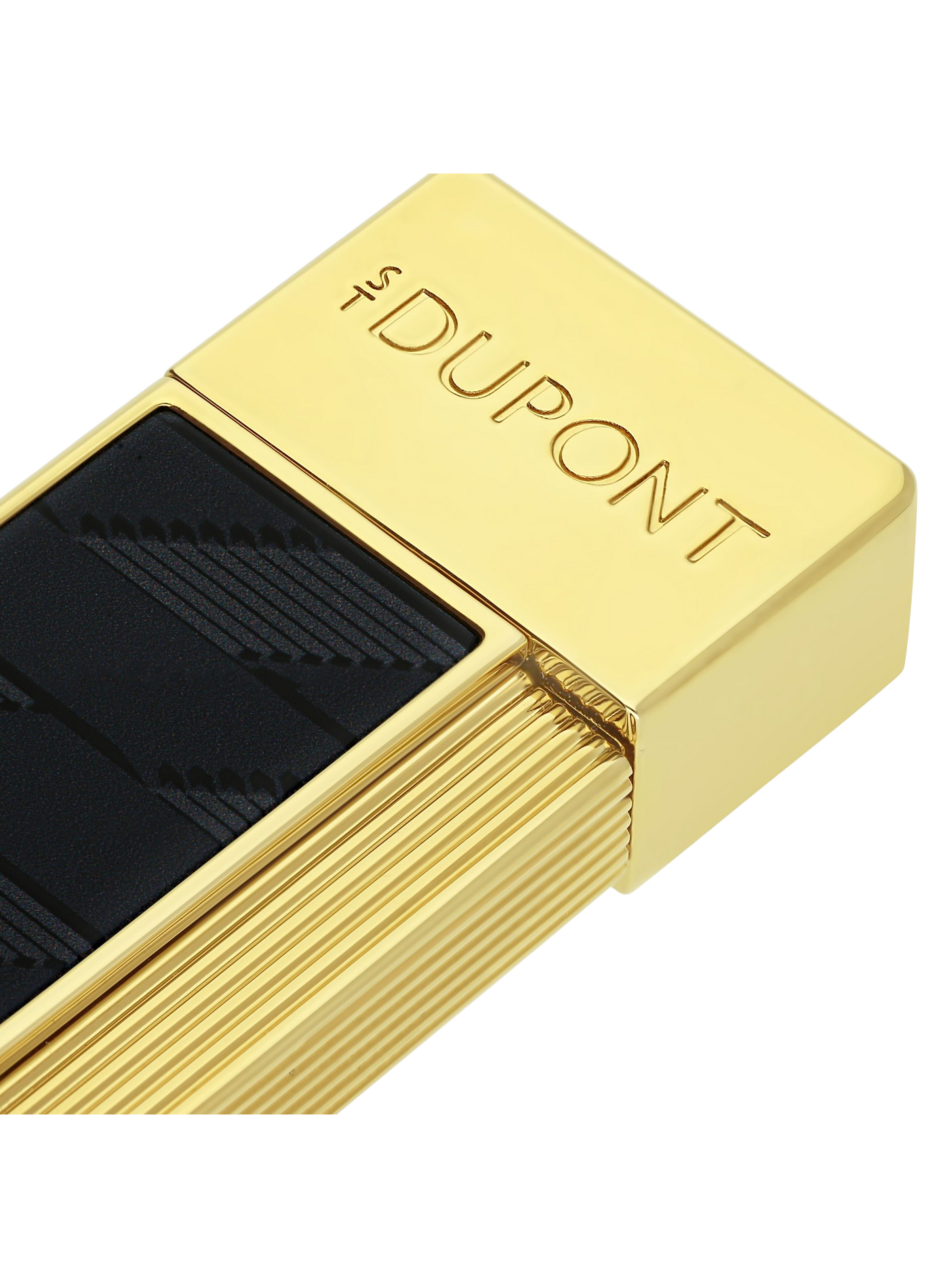 Lacquered Lighter Monogram 1872 Twiggy S.T. DUPONT Black