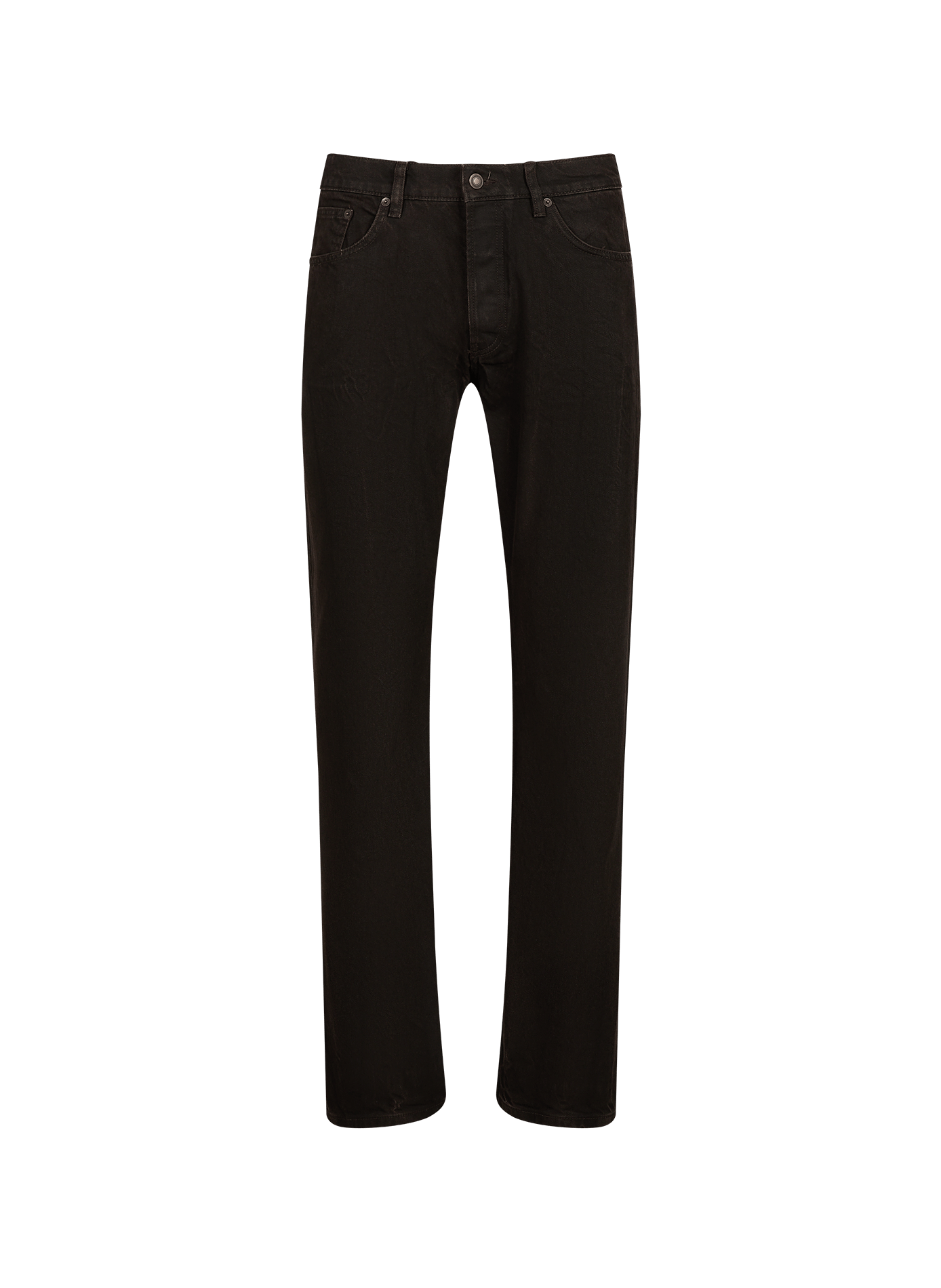 Arrow straight jeans in cotton denim JEANERICA DENIM Brown
