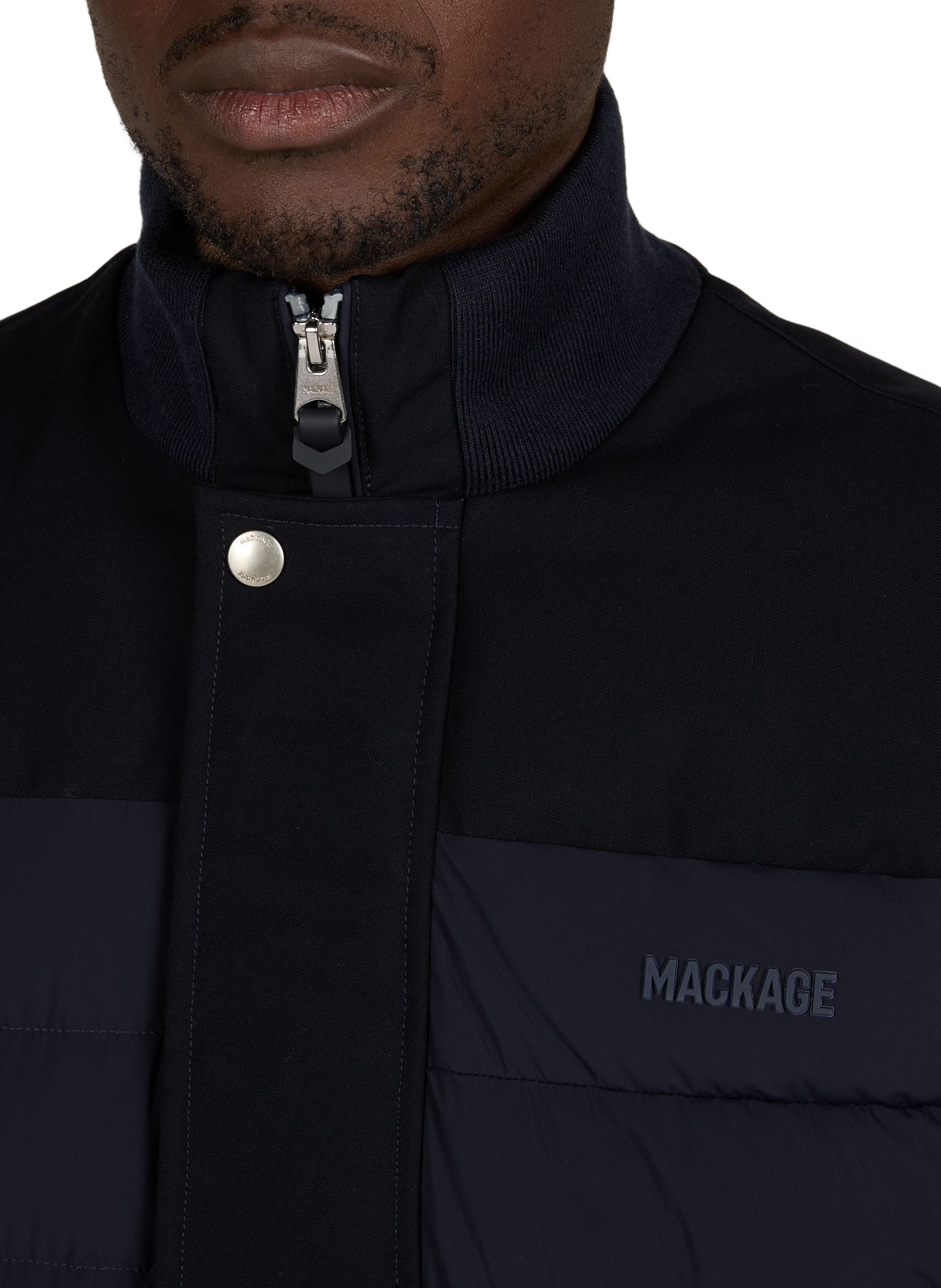 Brody Sleeveless Puffer Coat MACKAGE Blue