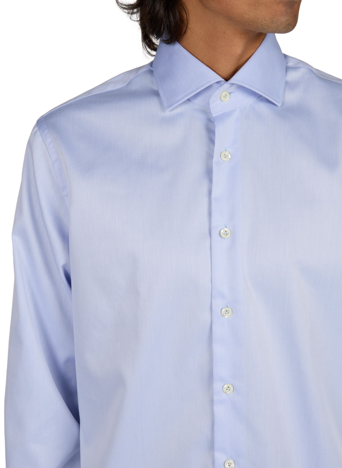 Chemise cintrée en coton VAN LAACK Bleu
