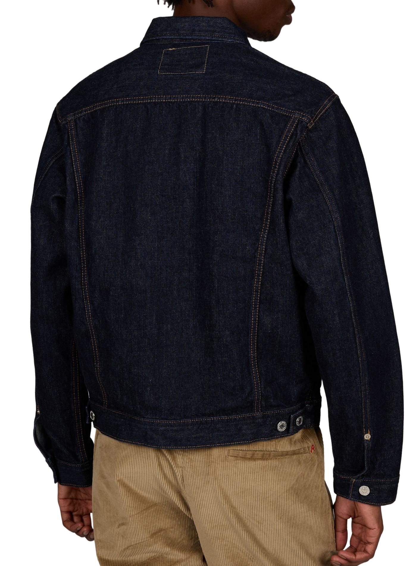 Oversize Denimjacke aus Baumwolle EDWIN Blau
