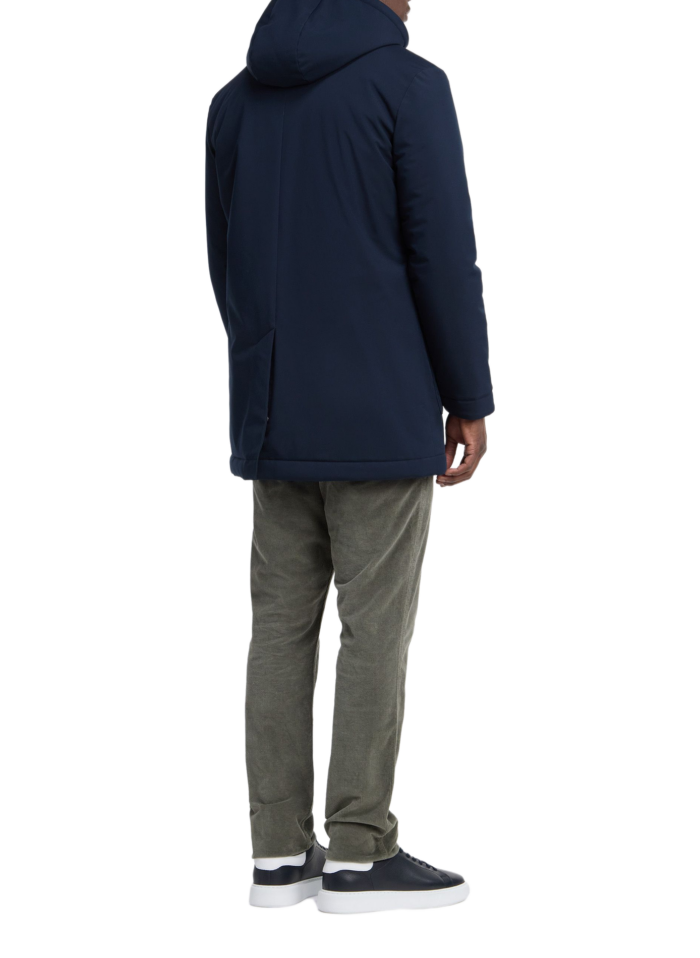 Parka droite col montant  EDEN PARK Blauw