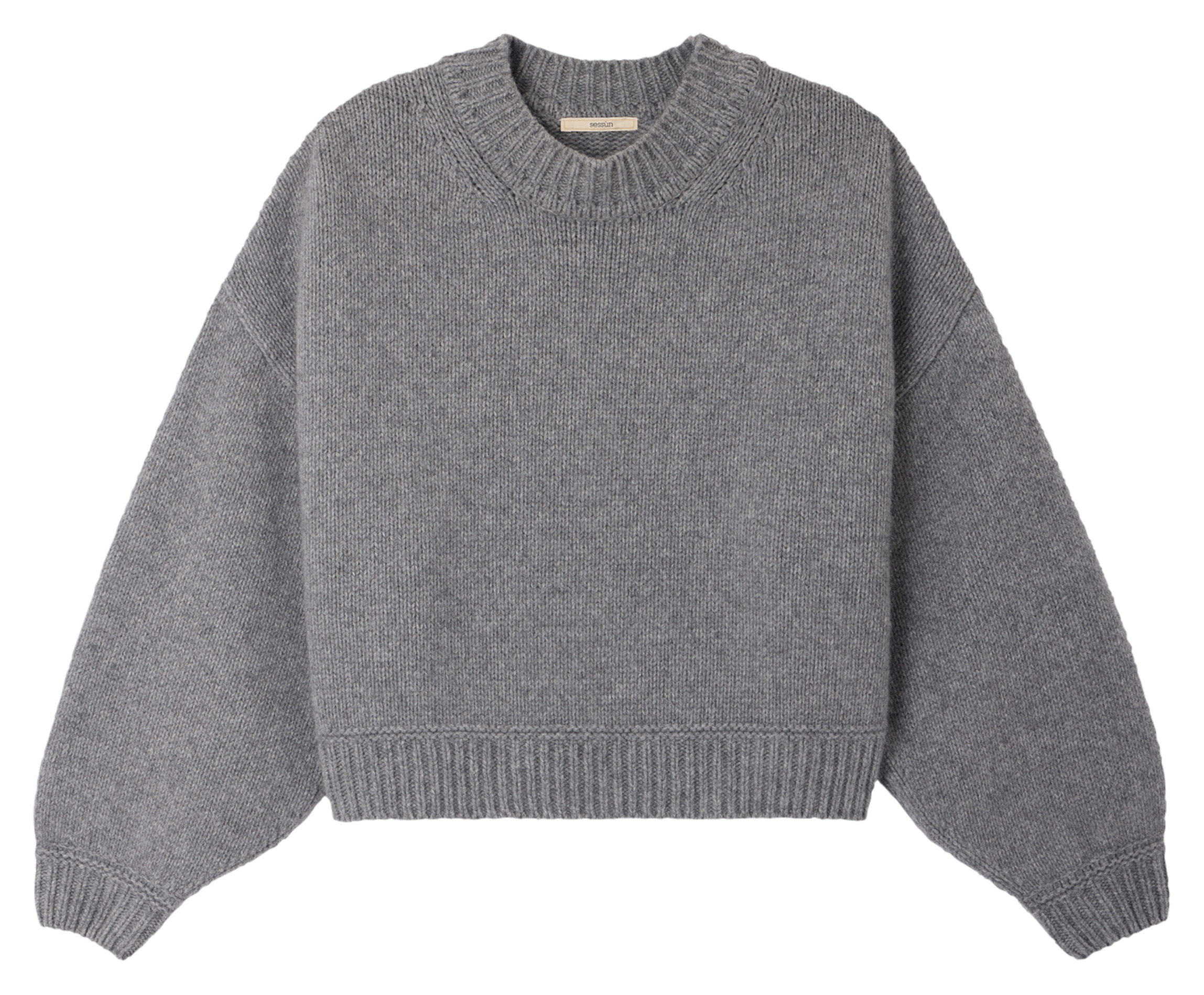 Pull ample en laine spero SESSUN Gris