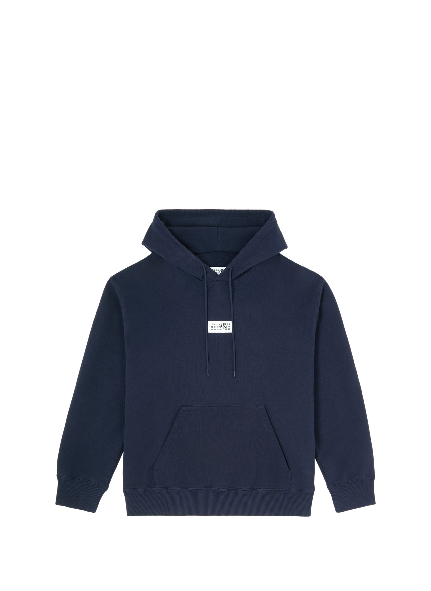 Hoodie à capuche droit uni MAISON MARGIELA Bleu