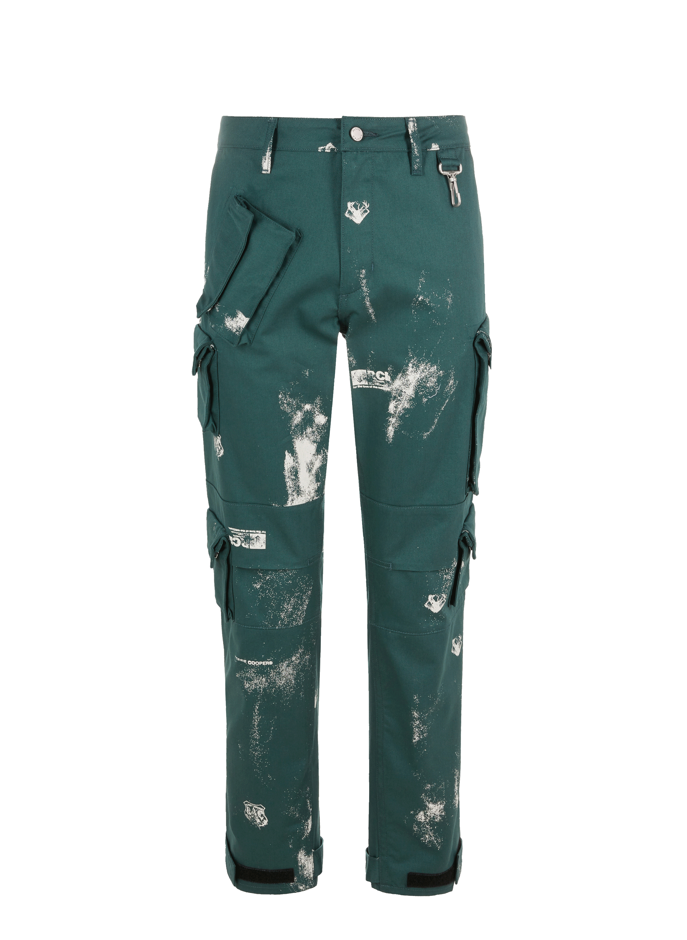 Pantalon cargo imprimé en coton