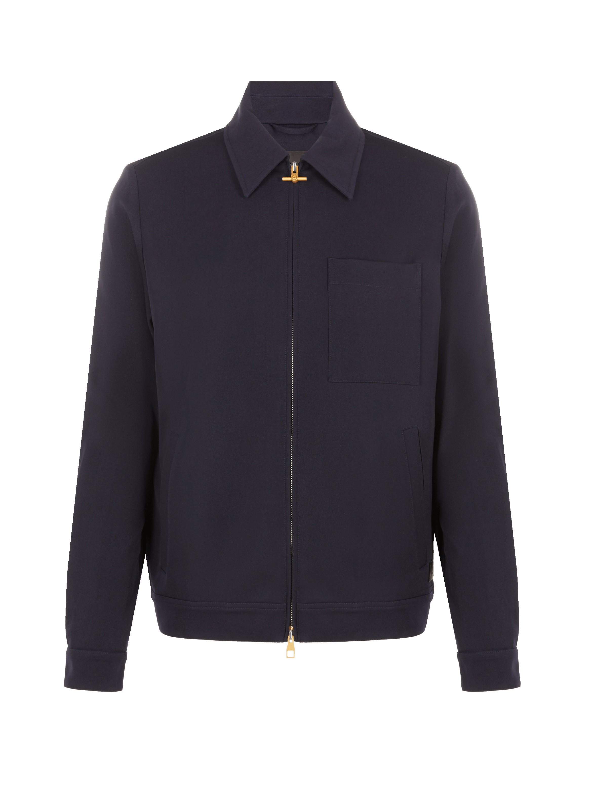 Veste droite en laine