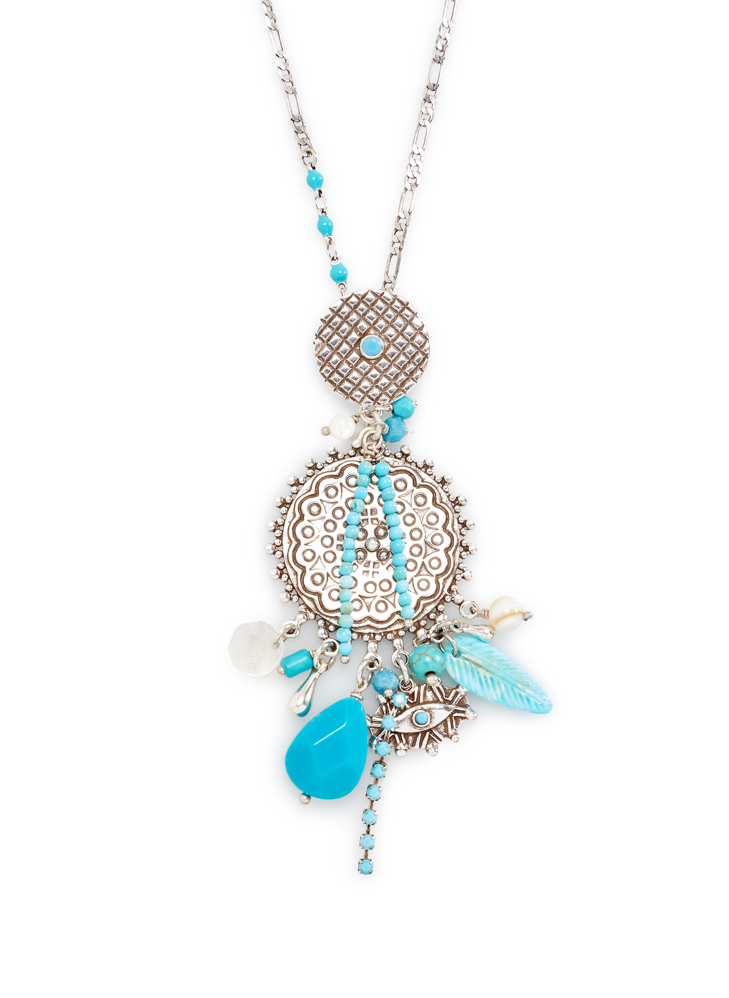 Collier médaillon Positano