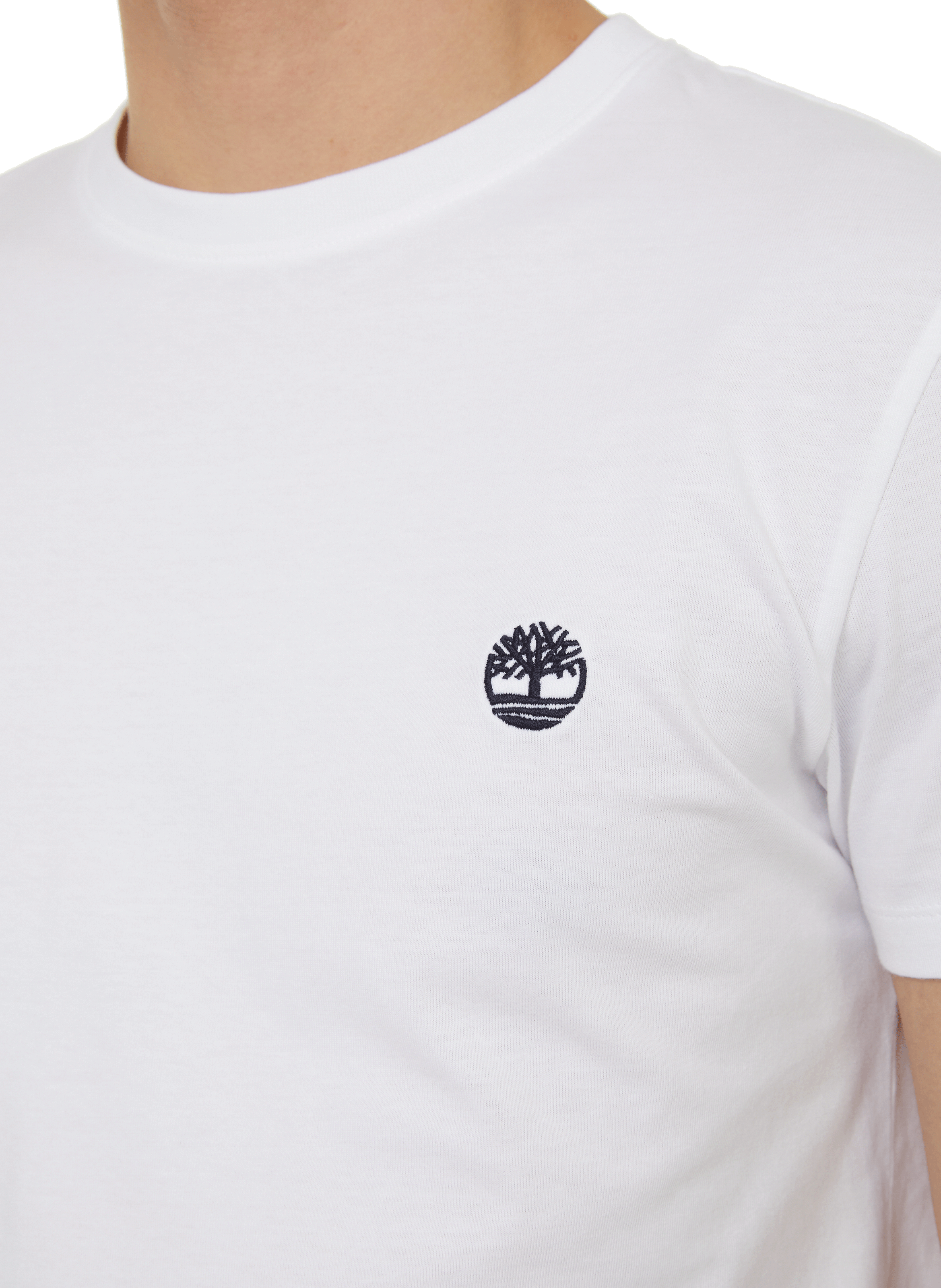 T-shirt slim en coton TIMBERLAND Blanc