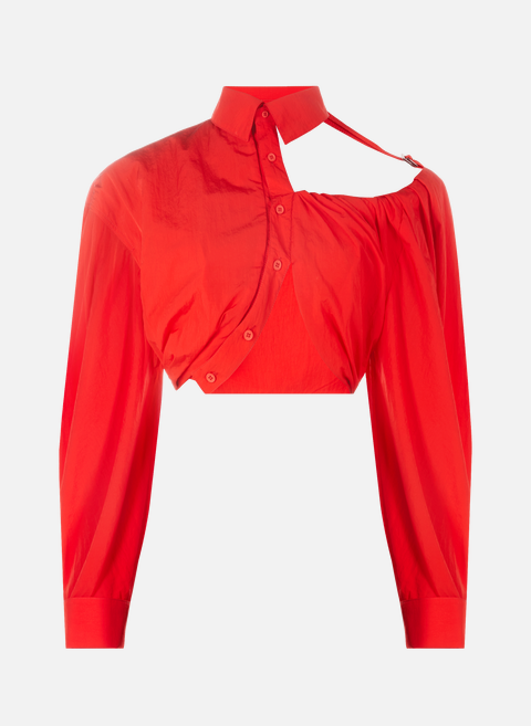 The red galliga jacquemus shirt 