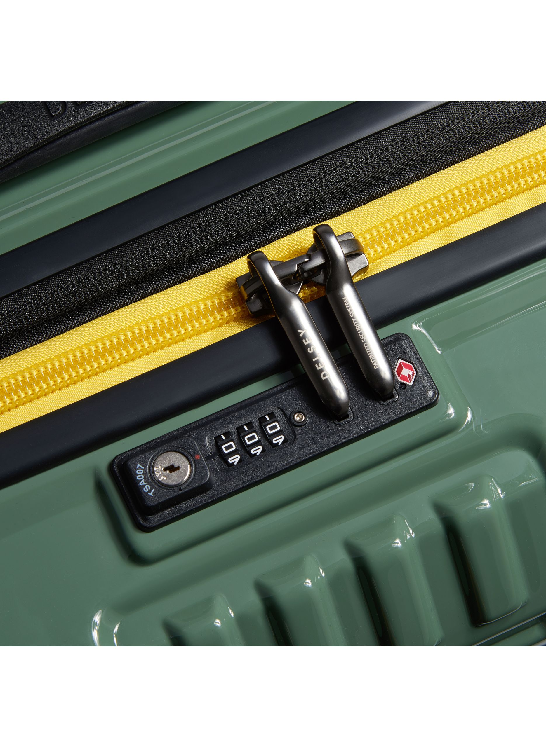 Valise cabine rigide taille s - rempart DELSEY PARIS Vert