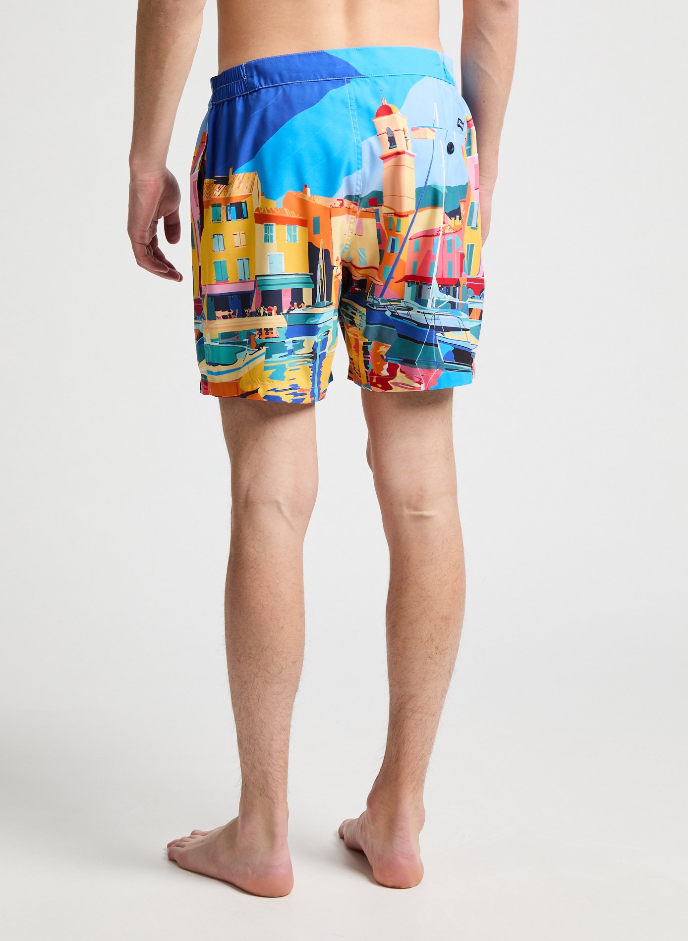Printed shorts FACONNABLE Blue