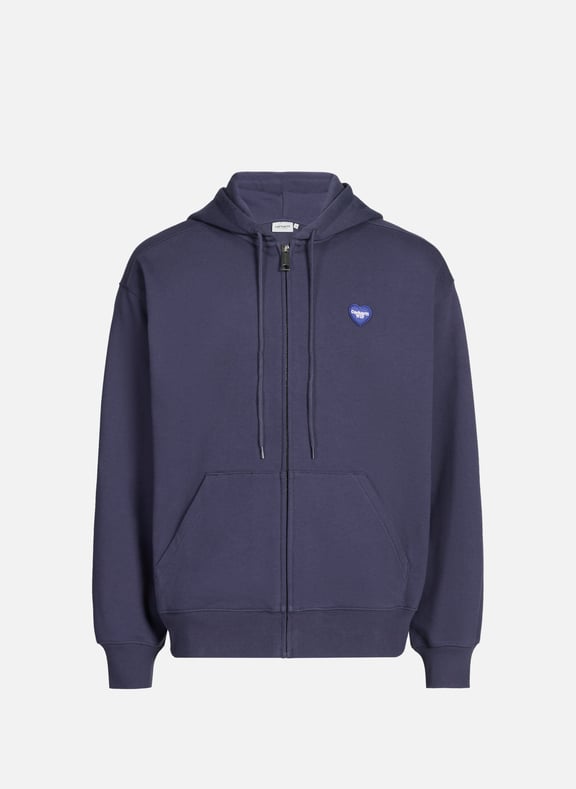 Heart Hoodie Blue by CARHARTT WIP CARHARTT WIP Heart Hoodie Blue