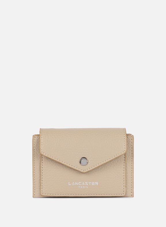 Porte-cartes - maya double kba Beige by LANCASTER LANCASTER Porte-cartes - maya double kba Beige