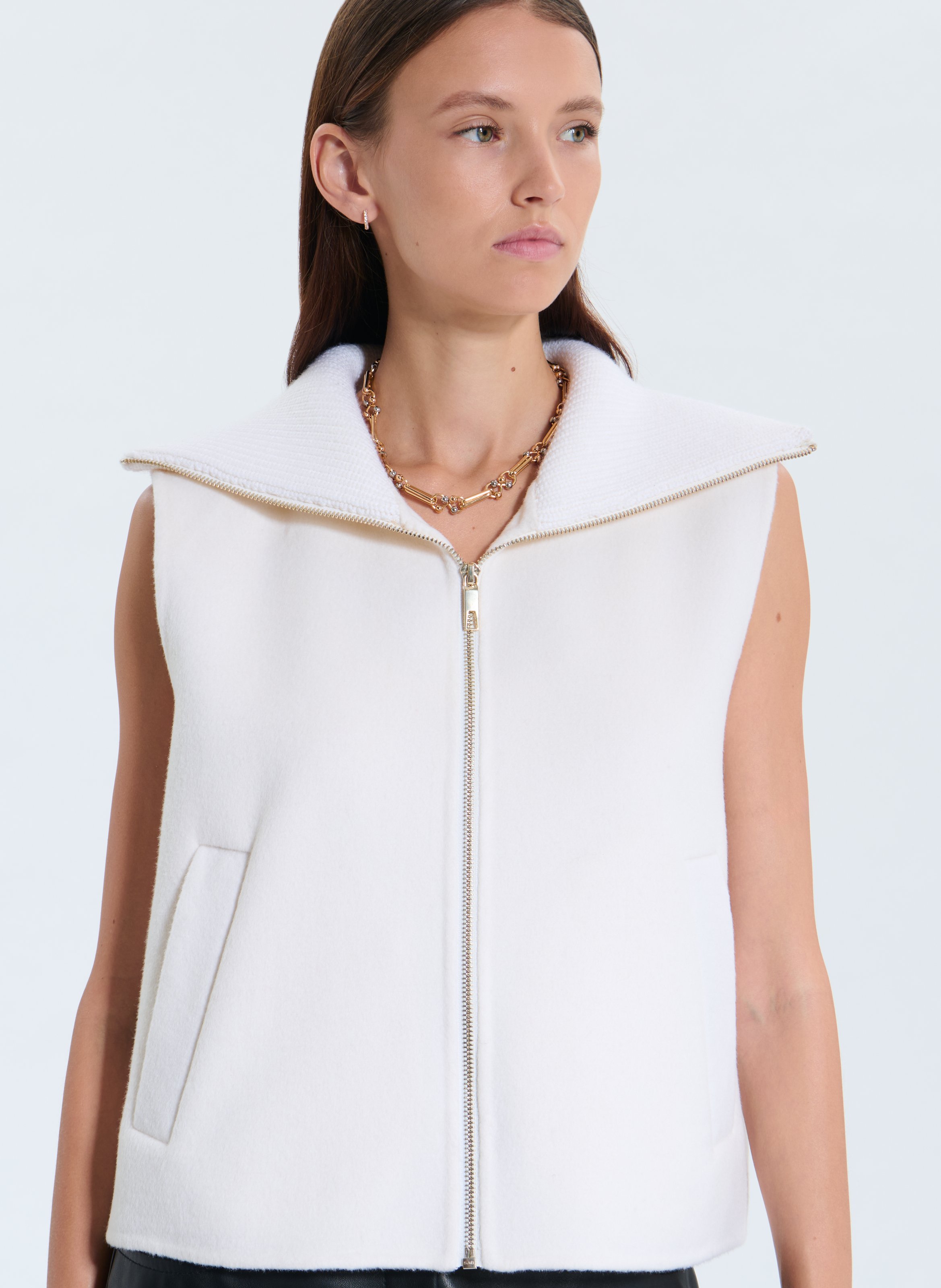 Gilet  glassandre ZAPA Blanc