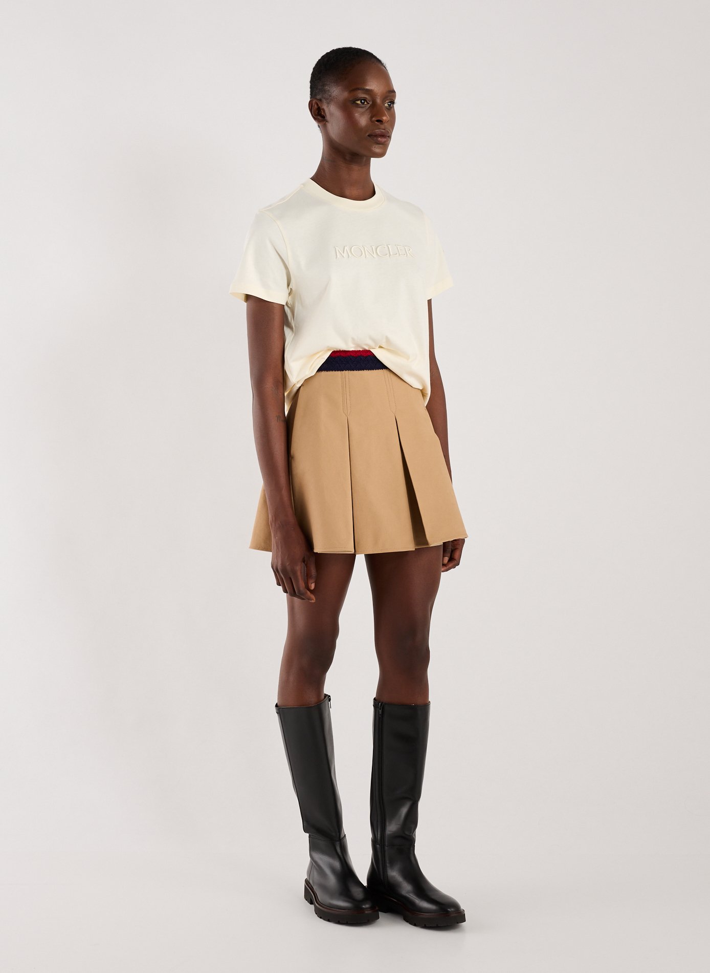 Cotton Logo T-shirt MONCLER White