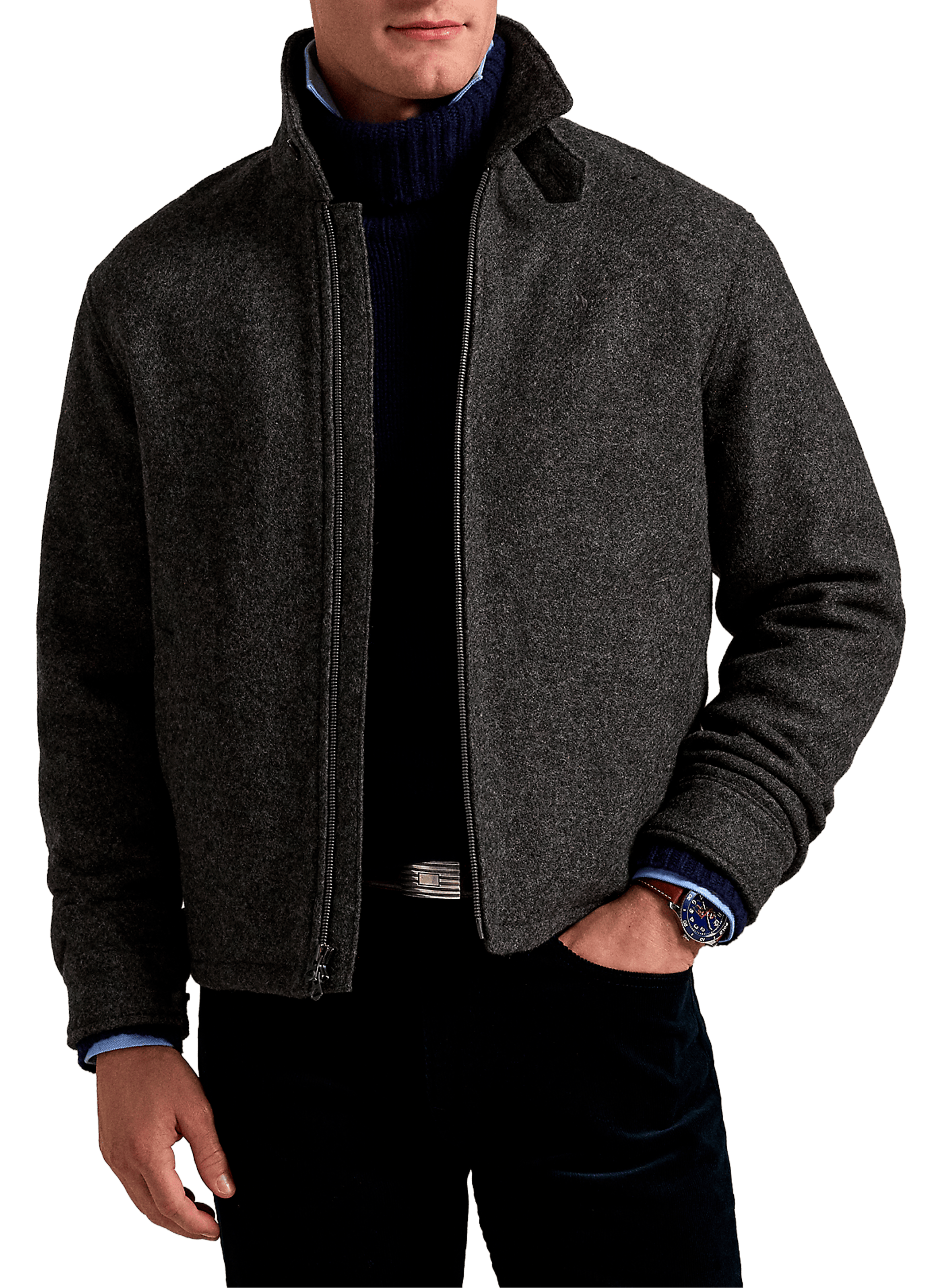 POLO RALPH LAUREN Double-breasted blazer Grey