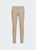 Jeans slim uni en coton mélangé  BENNI Sand