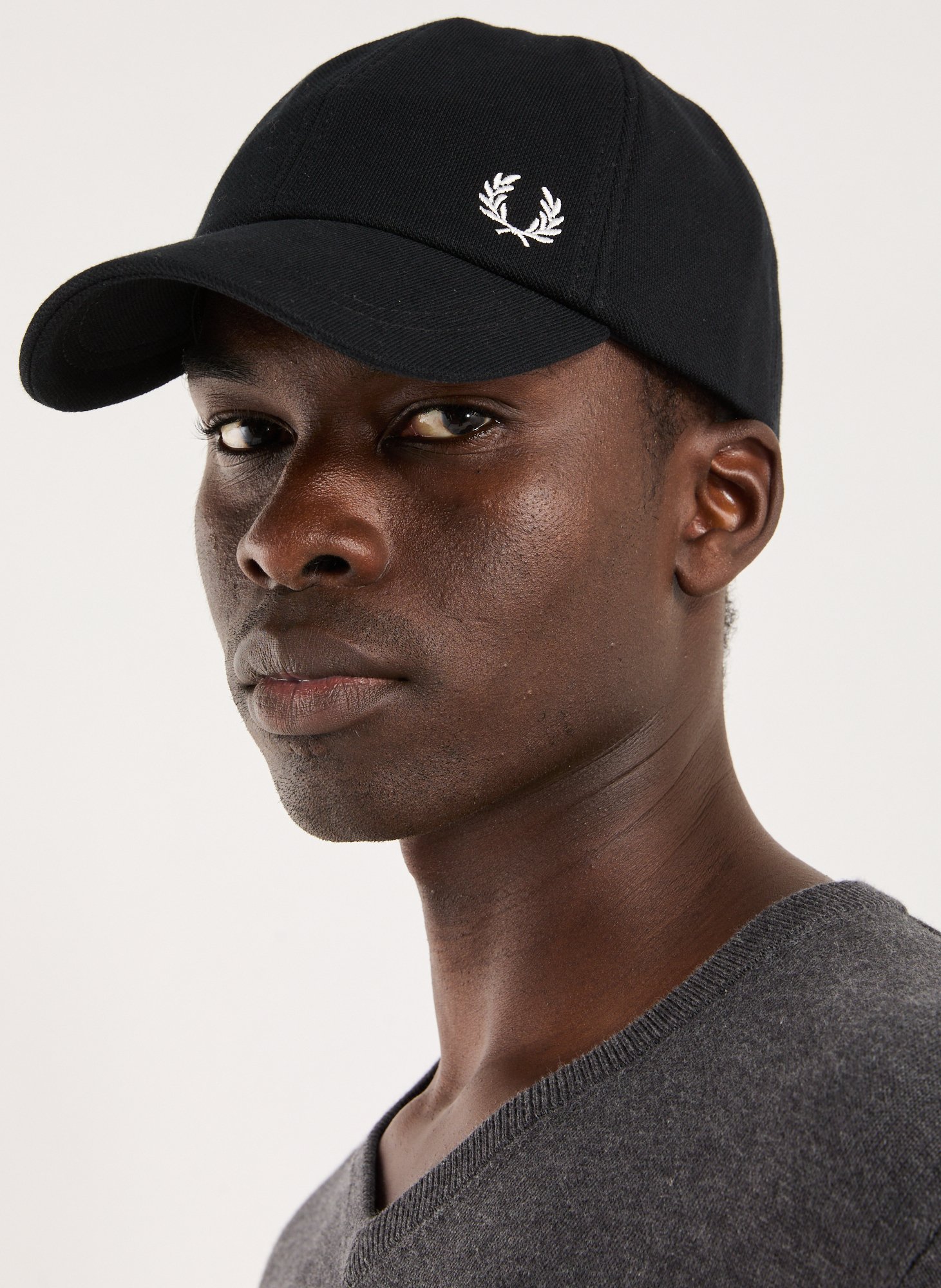 Casquette en coton FRED PERRY Noir