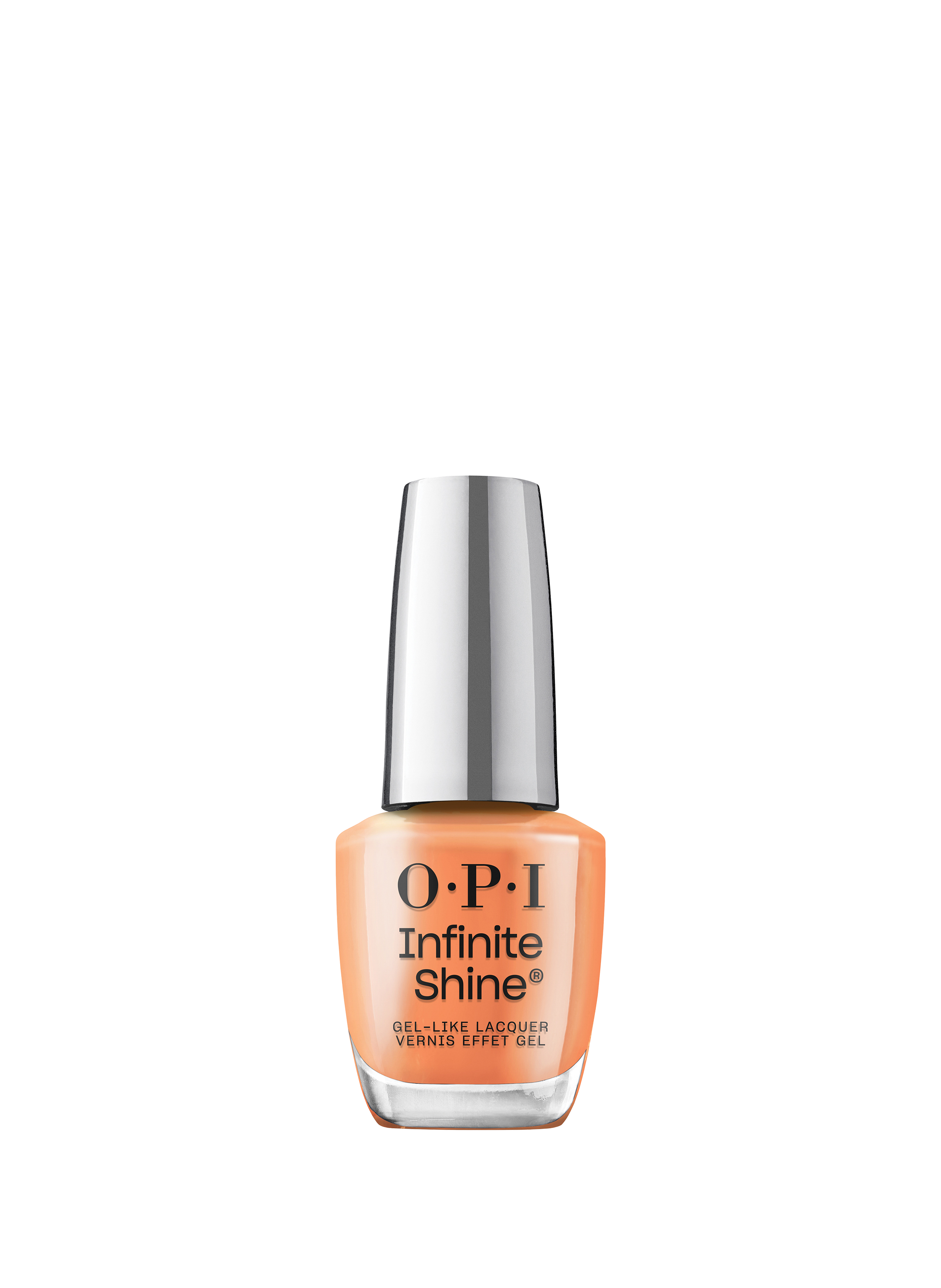 OPI Always within Peach
Infinite Shine
Long-lasting gel effect nail polish Orange