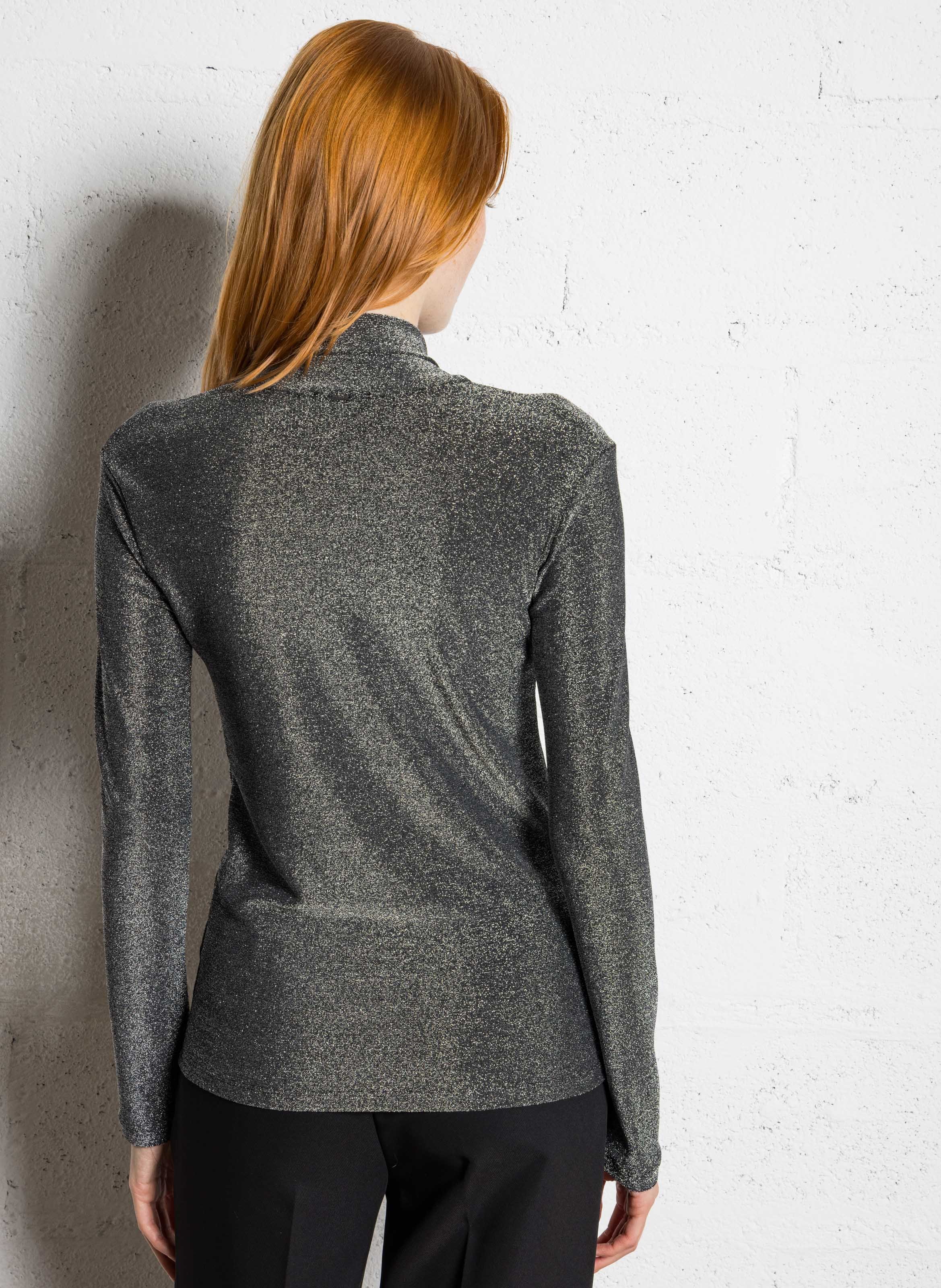 Top droit pailleté IKKS Argent