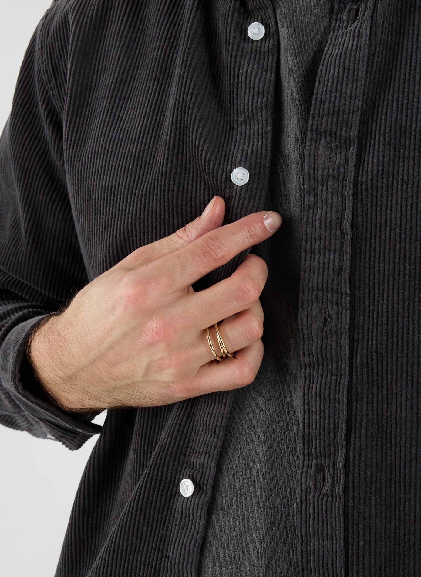 Bague spirale triple or 2.0 ALT PARIS Doré