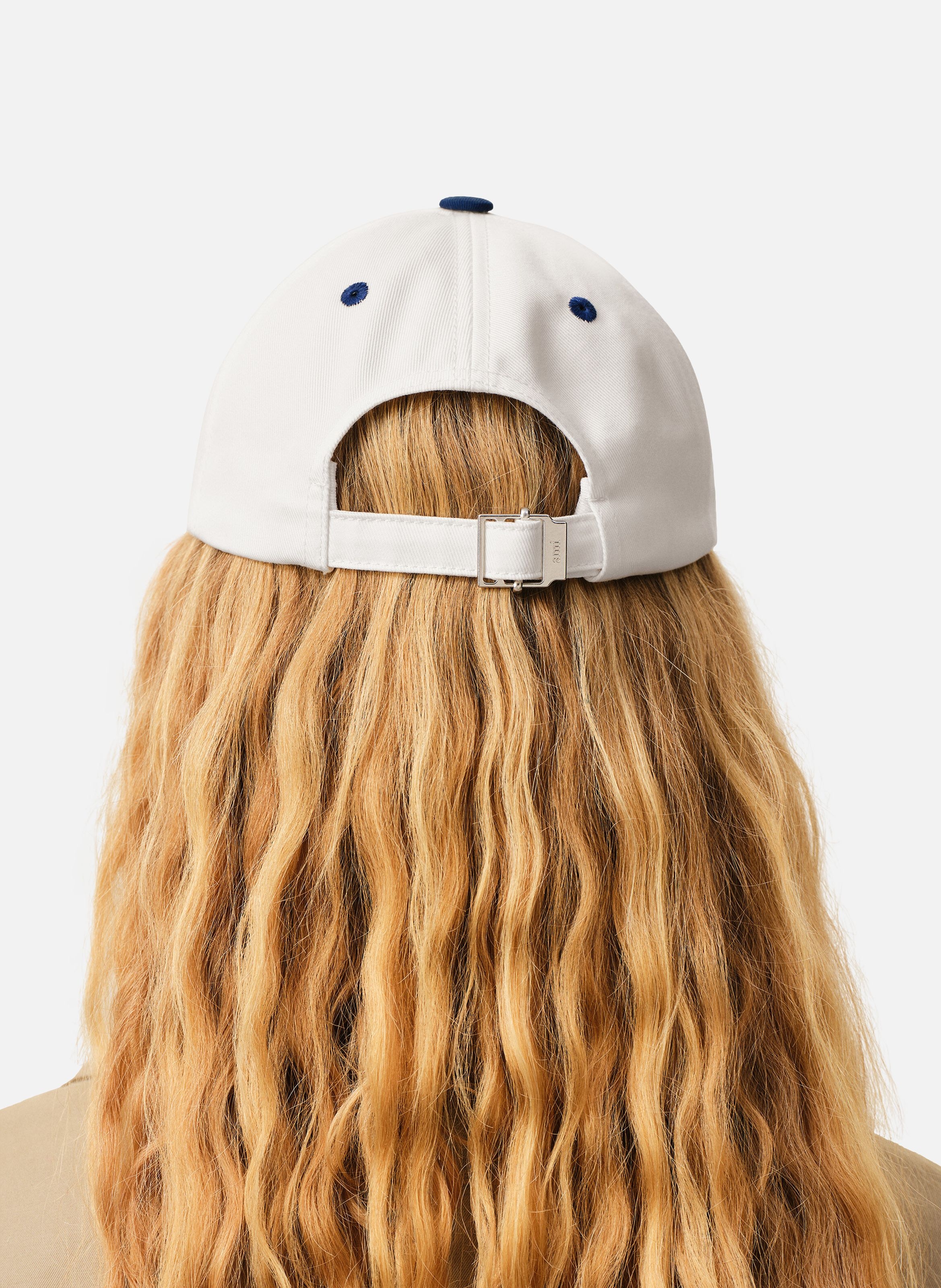 Casquette ami paris bicolore unisexe en coton AMI PARIS Bleu