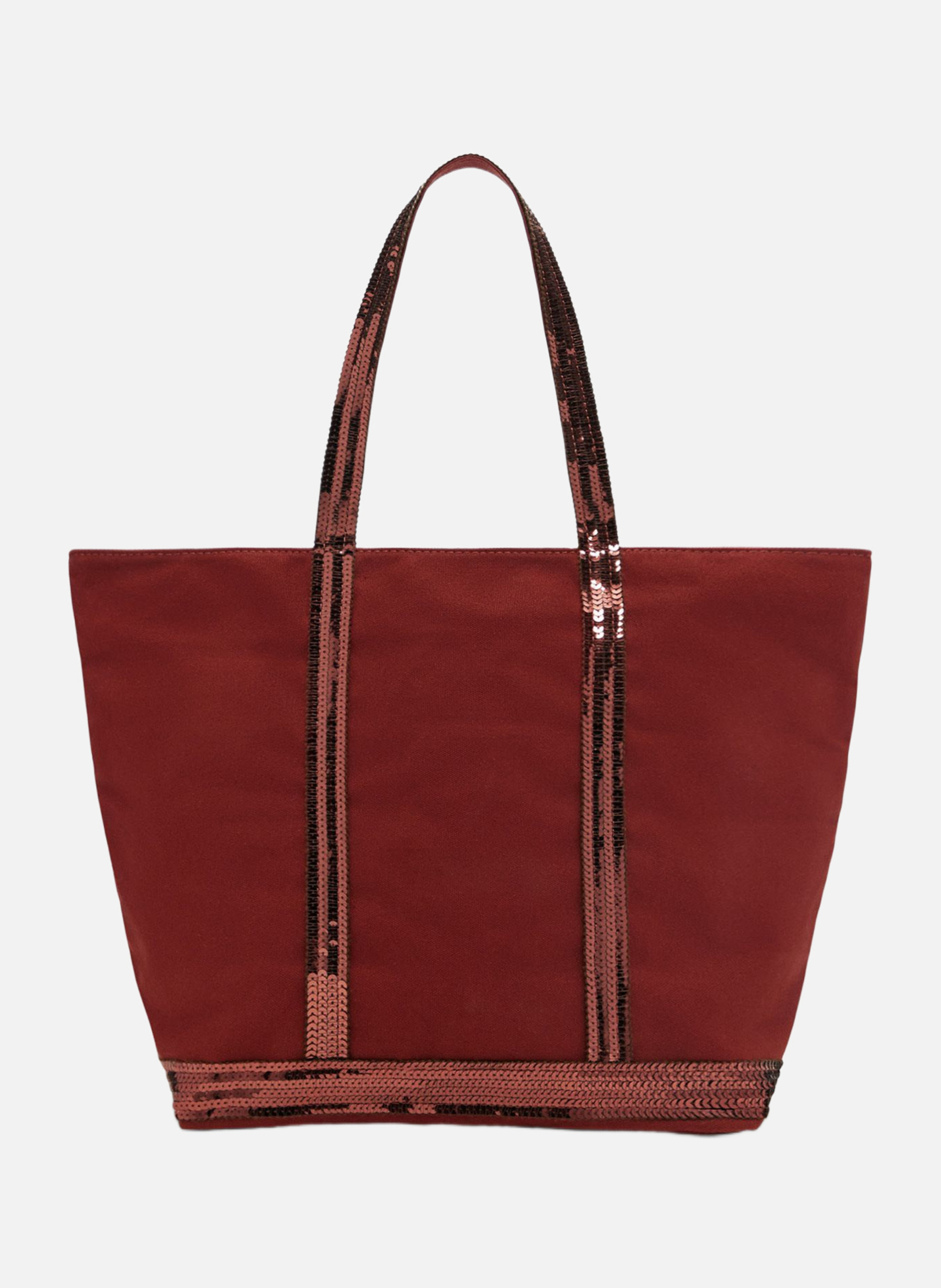 Cabas m zippé en toile  Terre