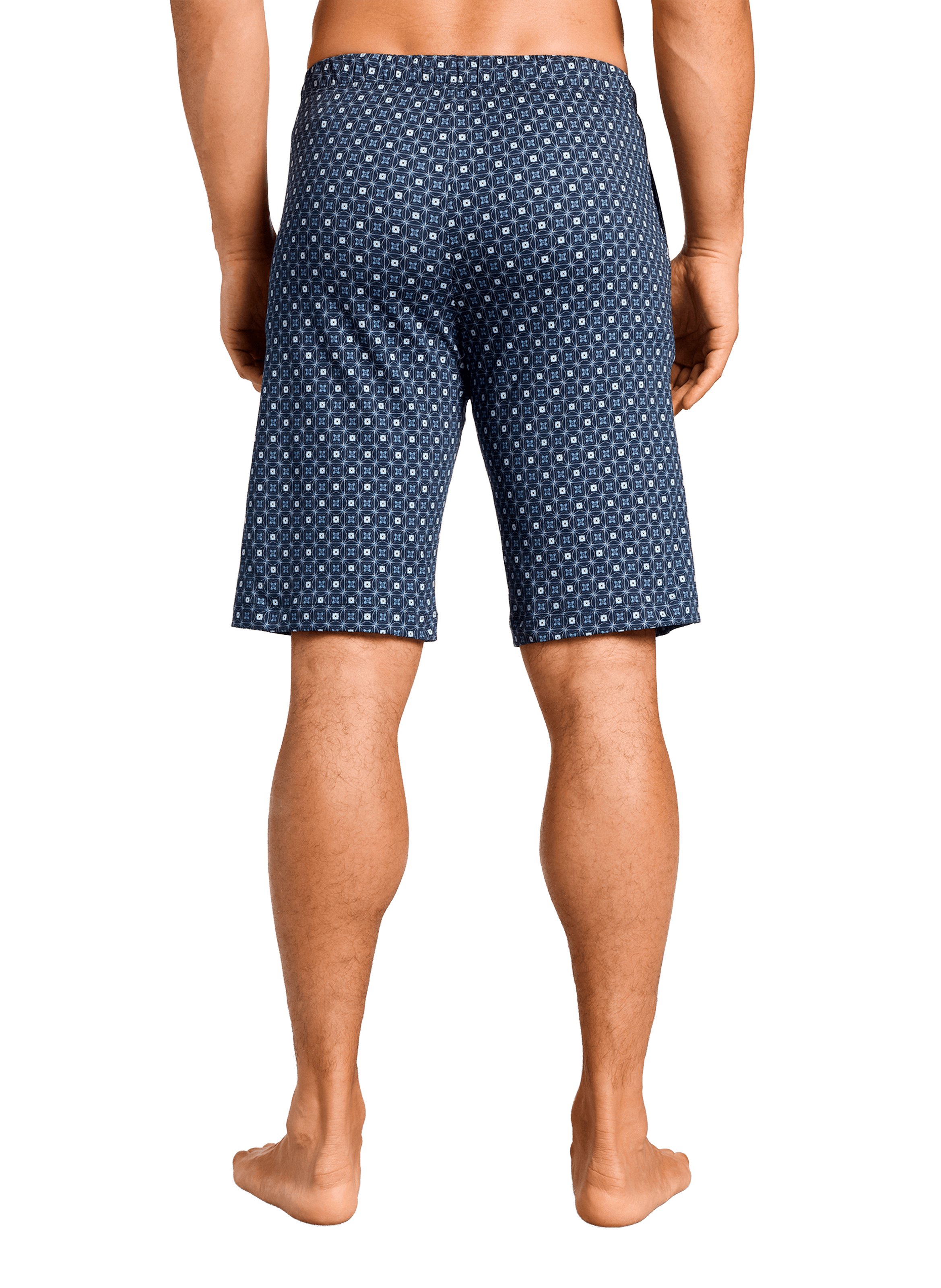 Short de pyjama à motifs en coton HANRO Bleu
