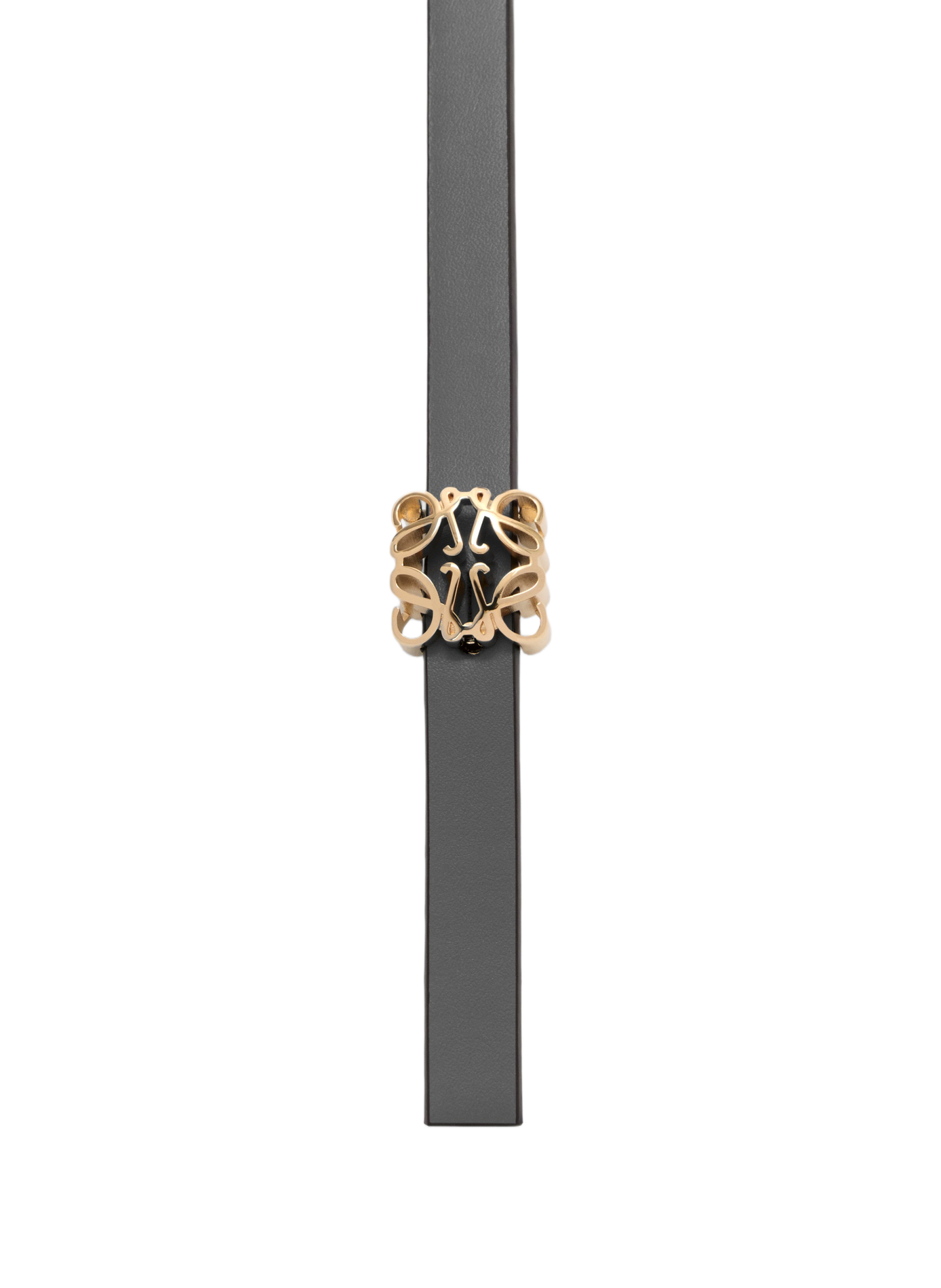 Reversible Anagram Bombé belt in smooth calf leather LOEWE Brown