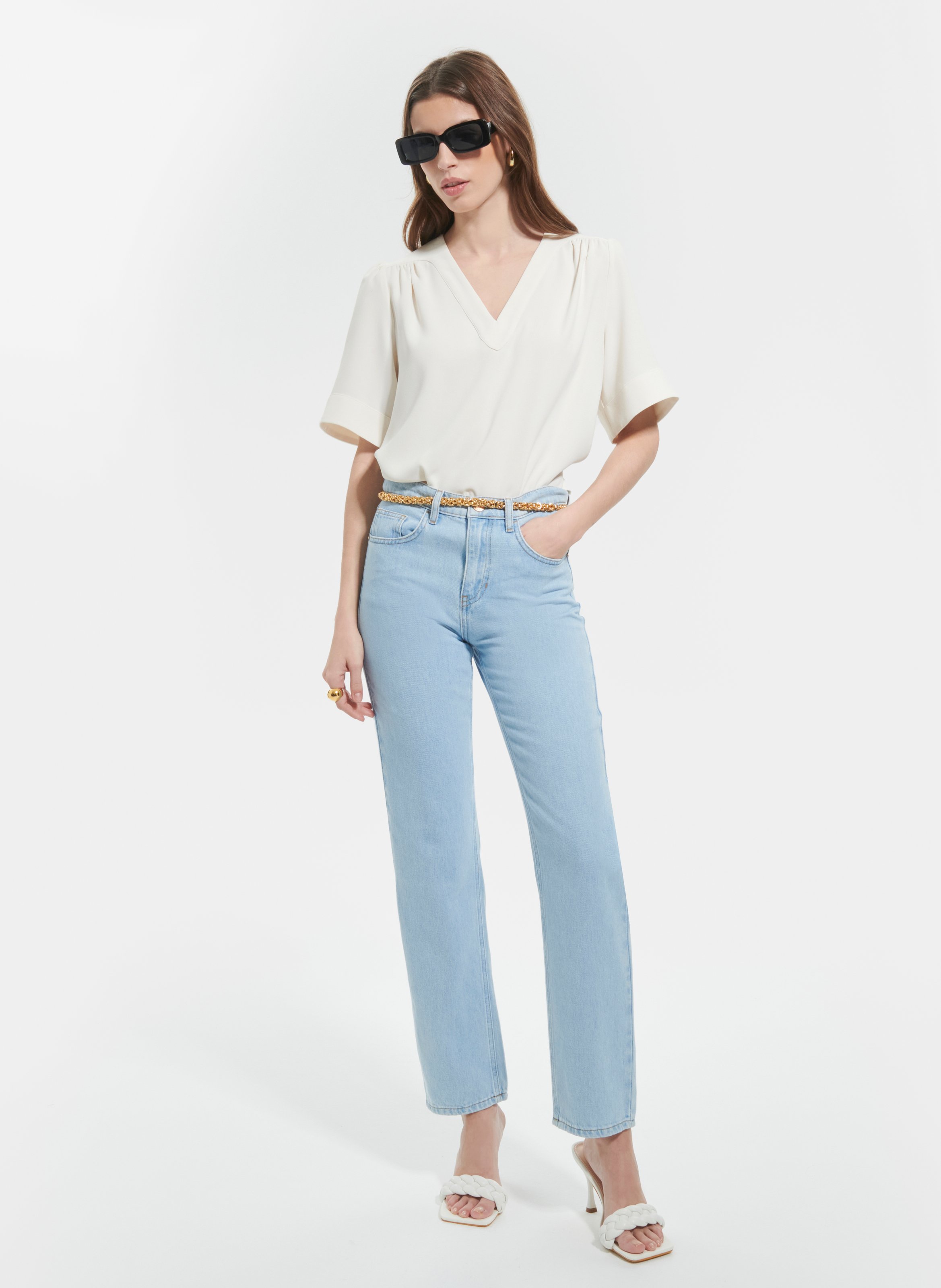 Top  tahiel ZAPA Blanc