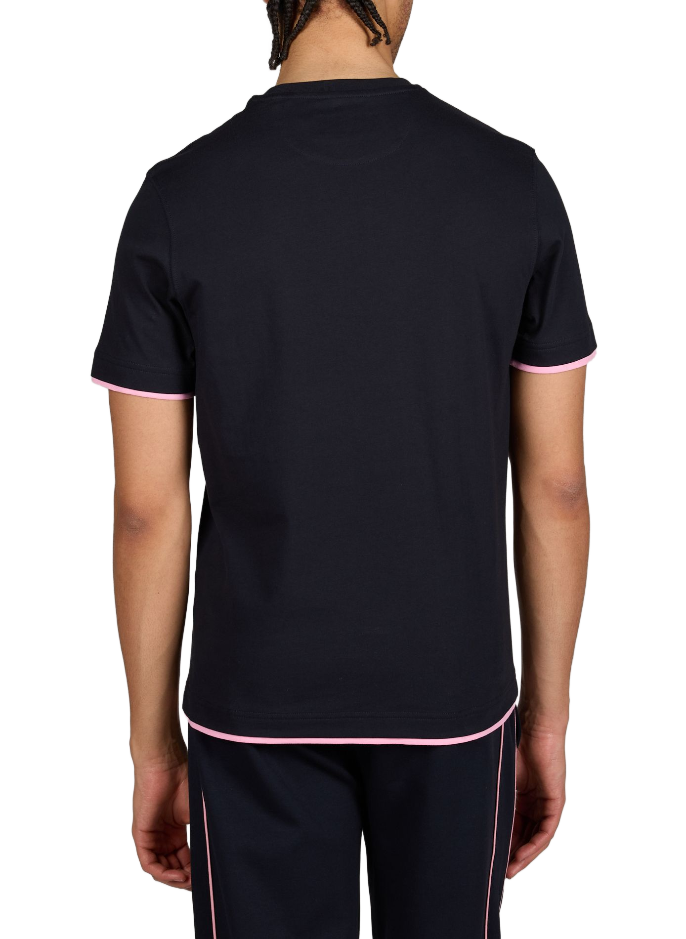 Tee-shirt droit à broderie devant EDEN PARK Bleu