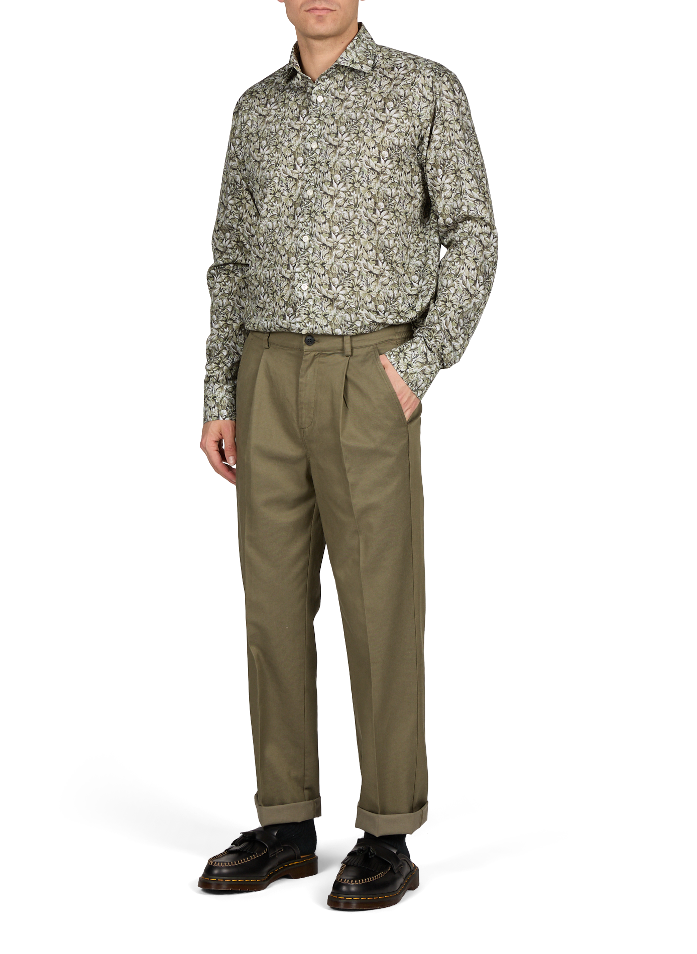 Tucker 3750 cotton blend pants MINIMUM Green
