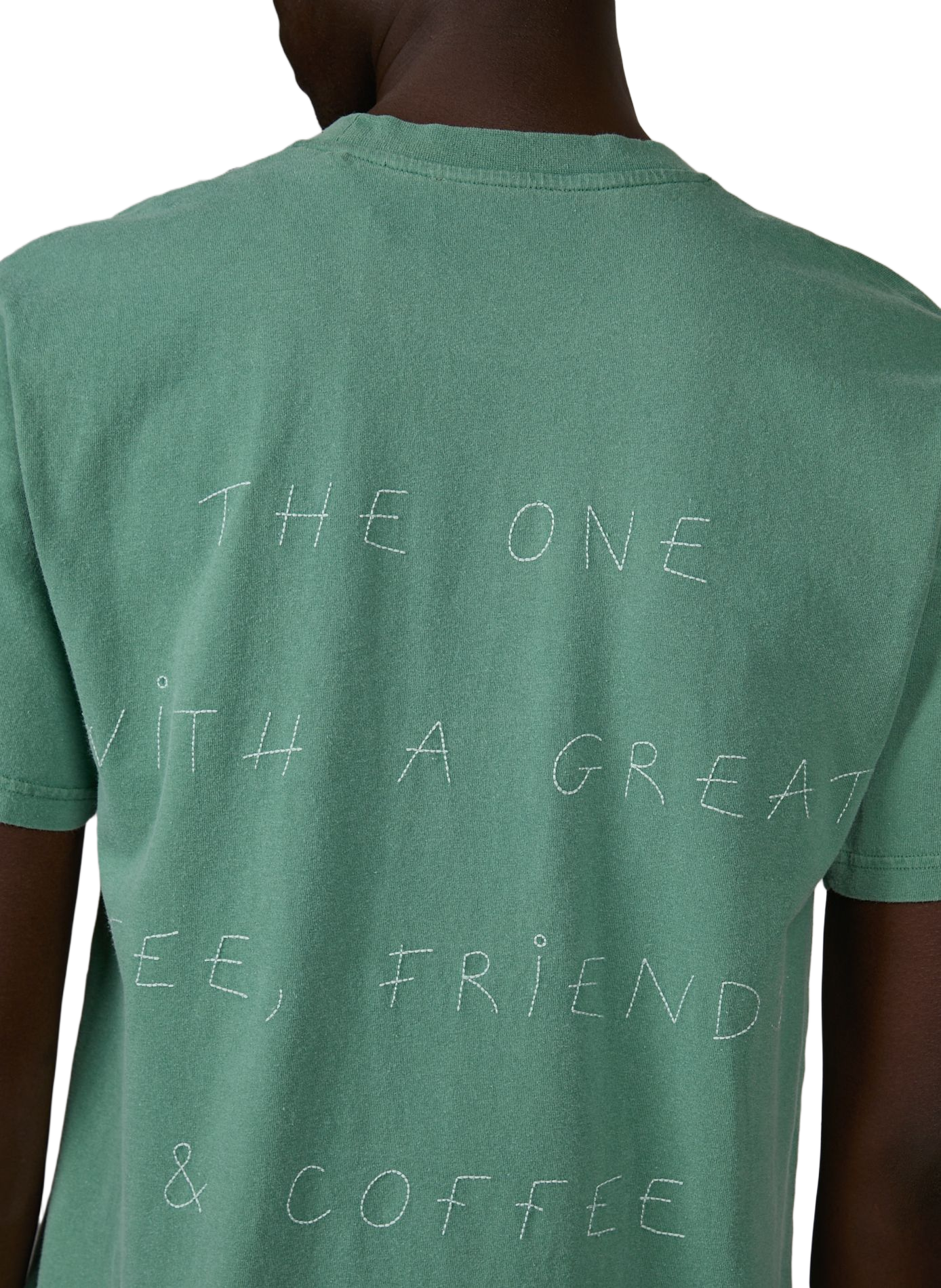Tee-shirt droit en coton MAISON LABICHE Vert