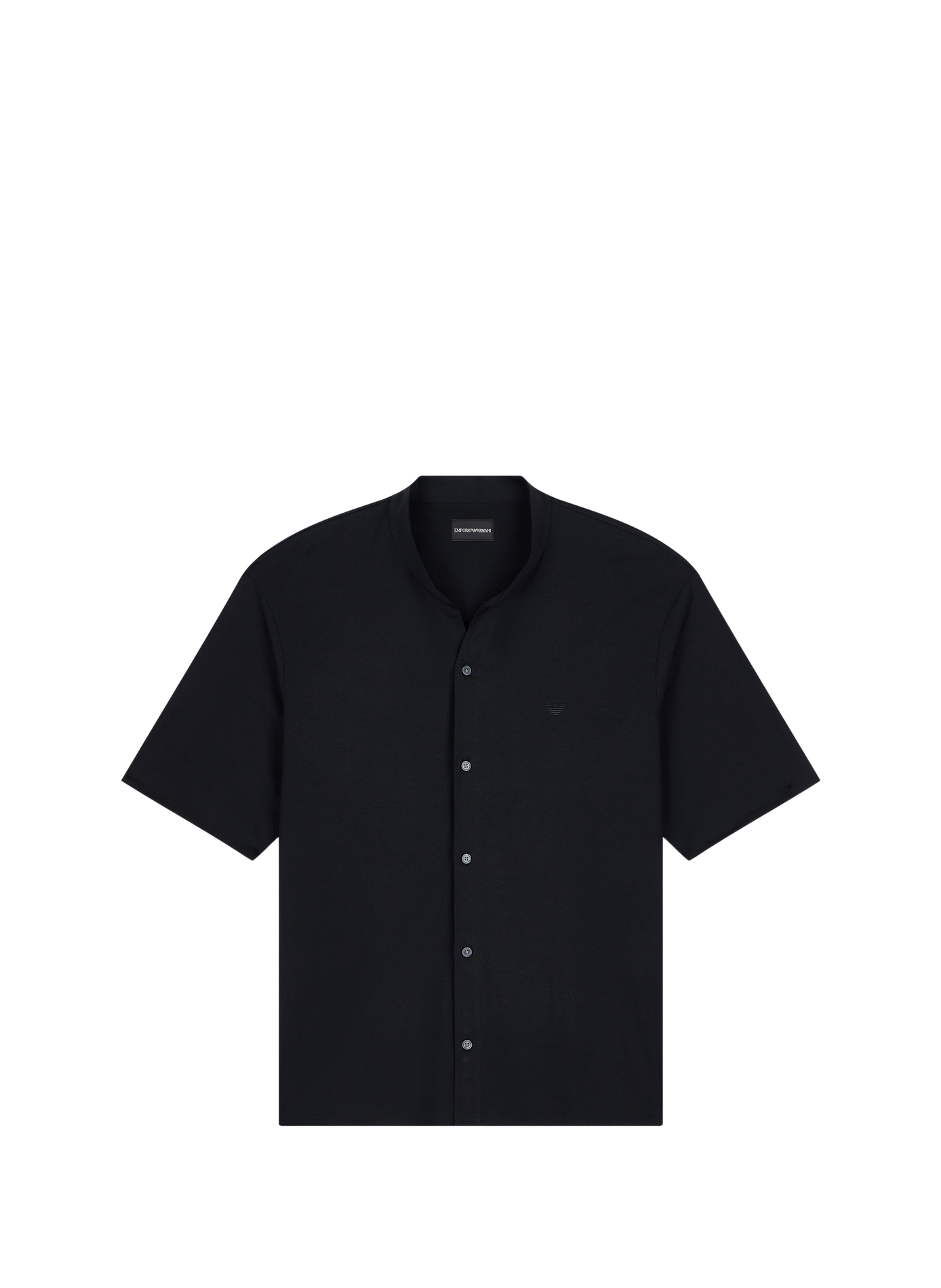 Straight-fit cotton T-shirt EMPORIO ARMANI Black