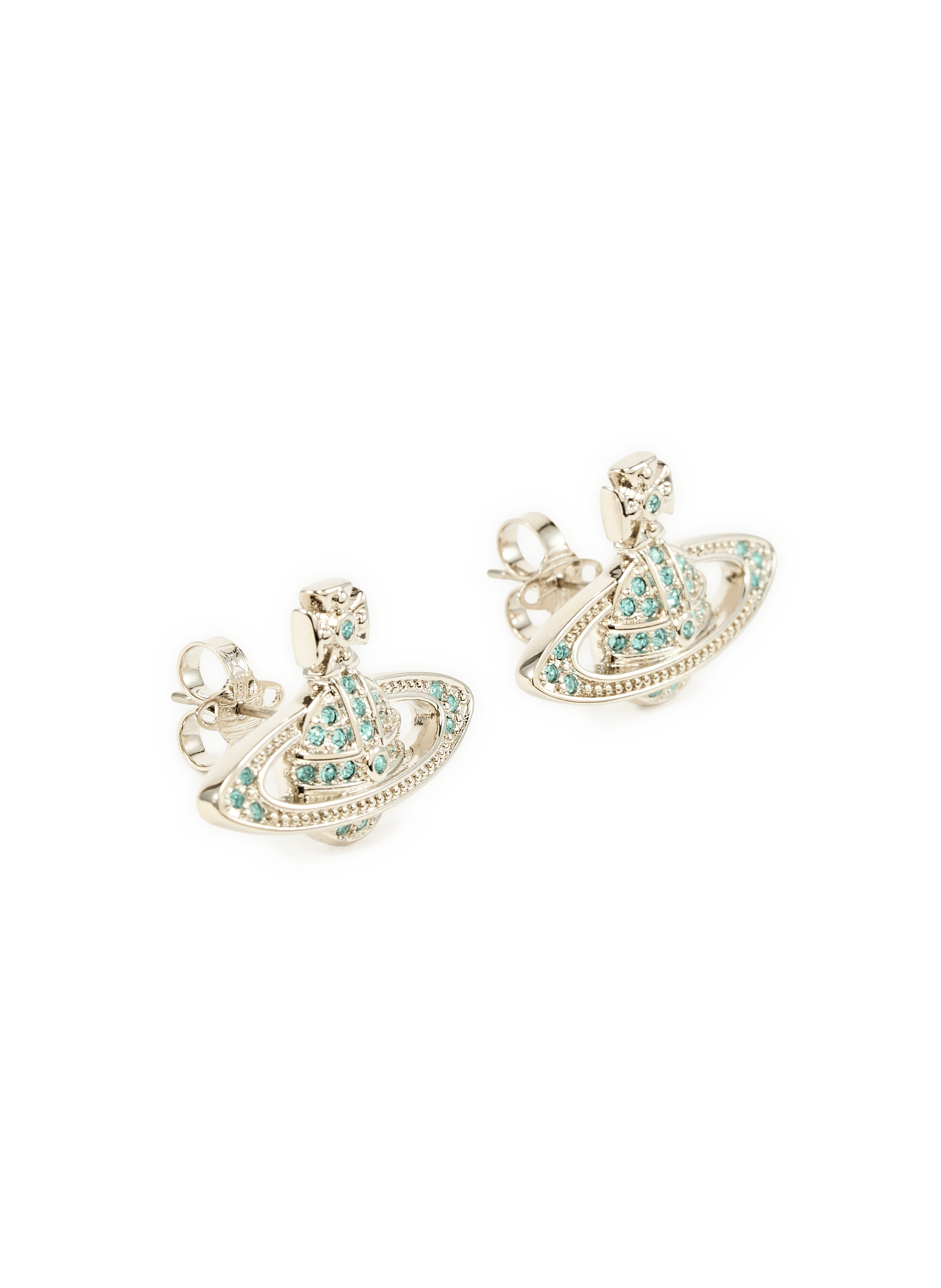 Boucles d'oreilles à logo VIVIENNE WESTWOOD Bleu