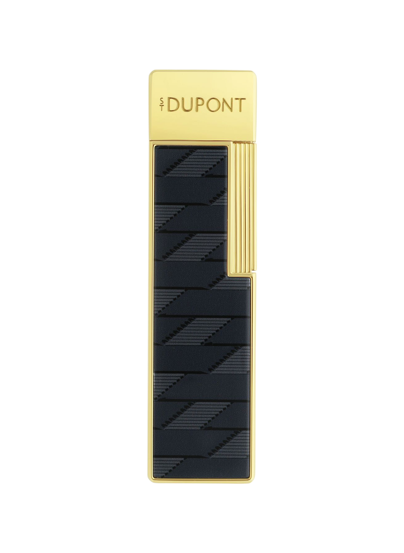 Lacquered Lighter Monogram 1872 Twiggy S.T. DUPONT Black