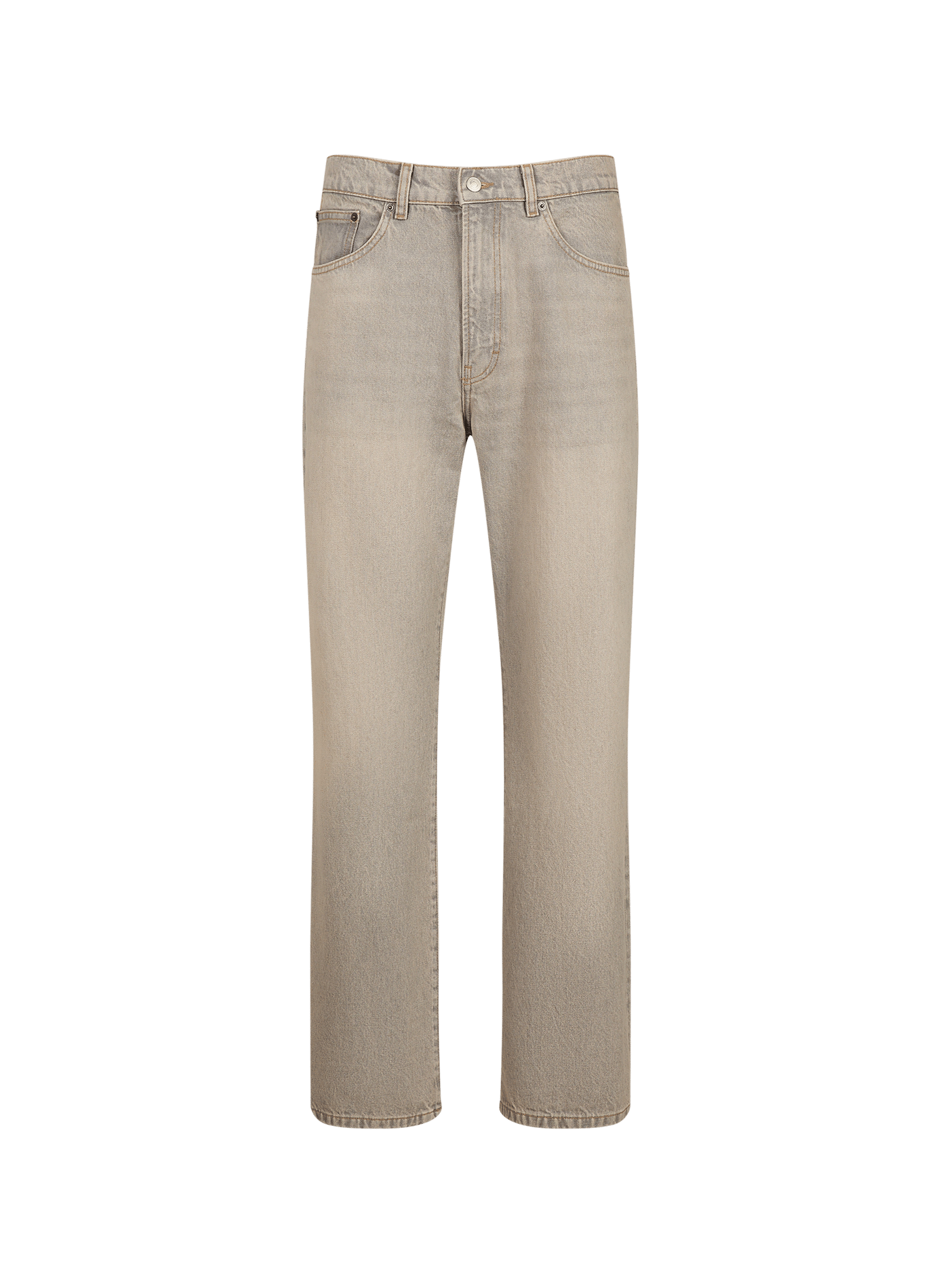 Relaxed straight-leg cotton jeans JEANERICA DENIM Blue