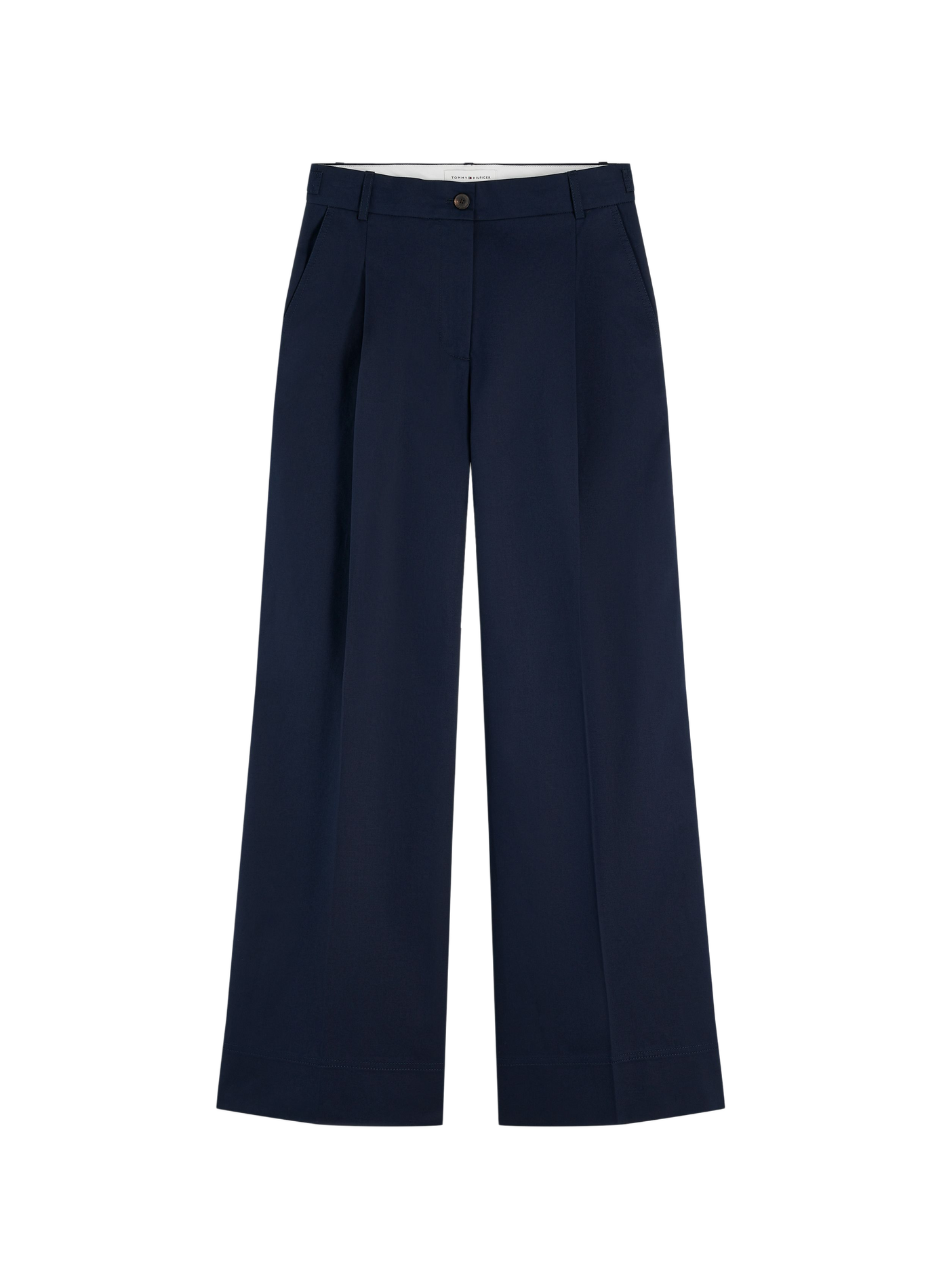 Pantalon chino ample en coton TOMMY HILFIGER Bleu