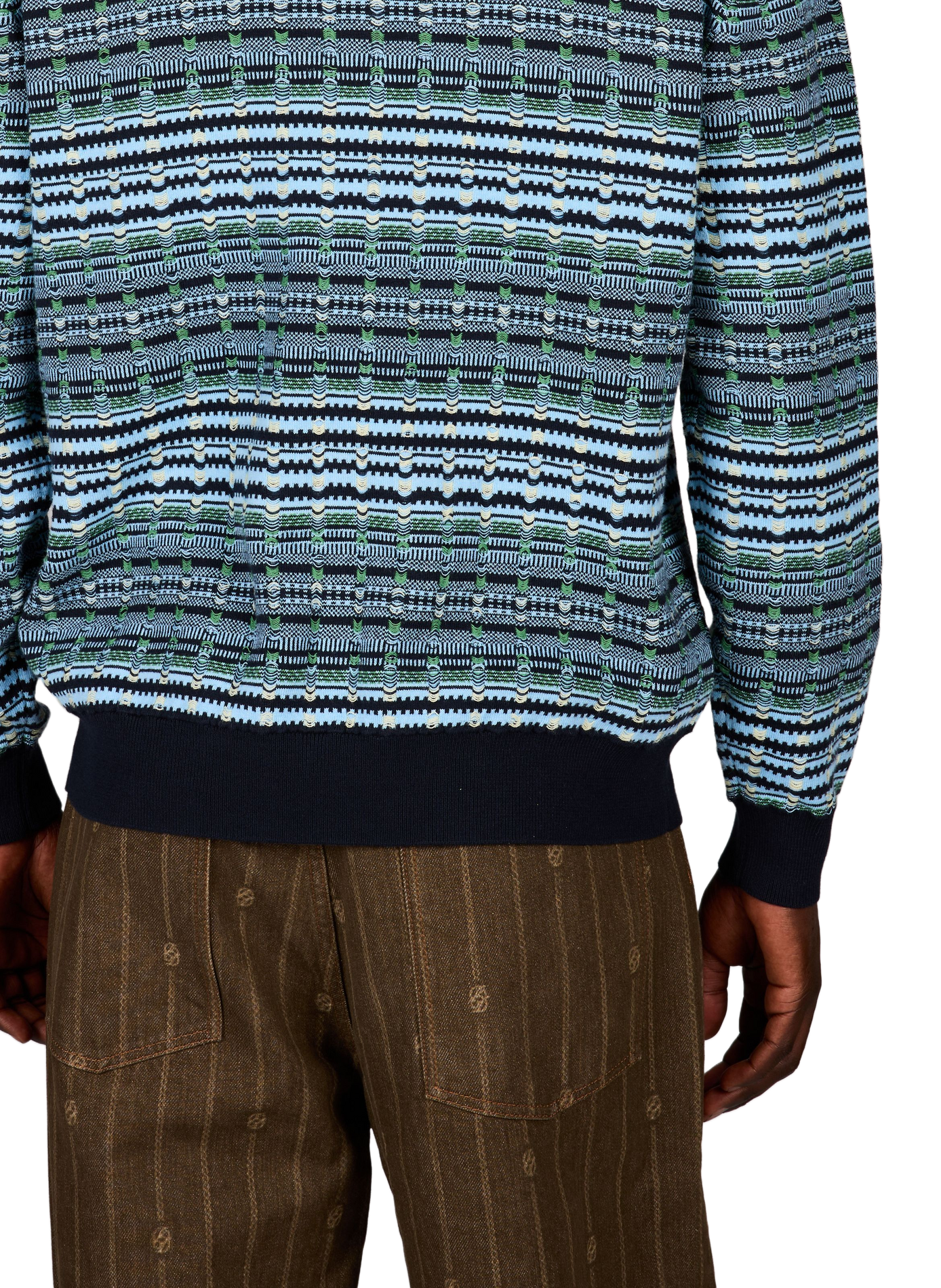 Cotton jumper  | Blue DROLE DE MONSIEUR Men