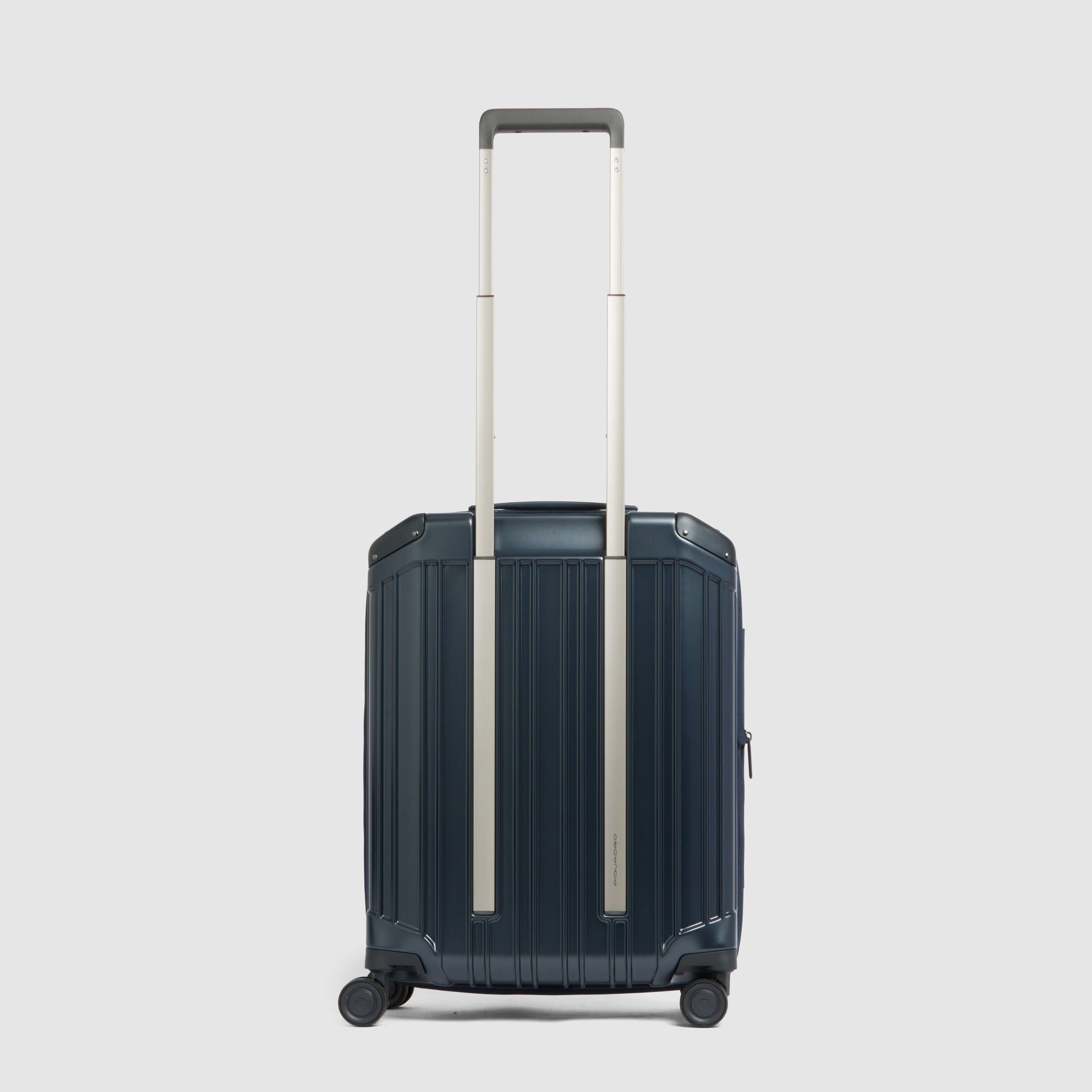 Cabin suitcase for laptop with dual opening PIQUADRO Blue