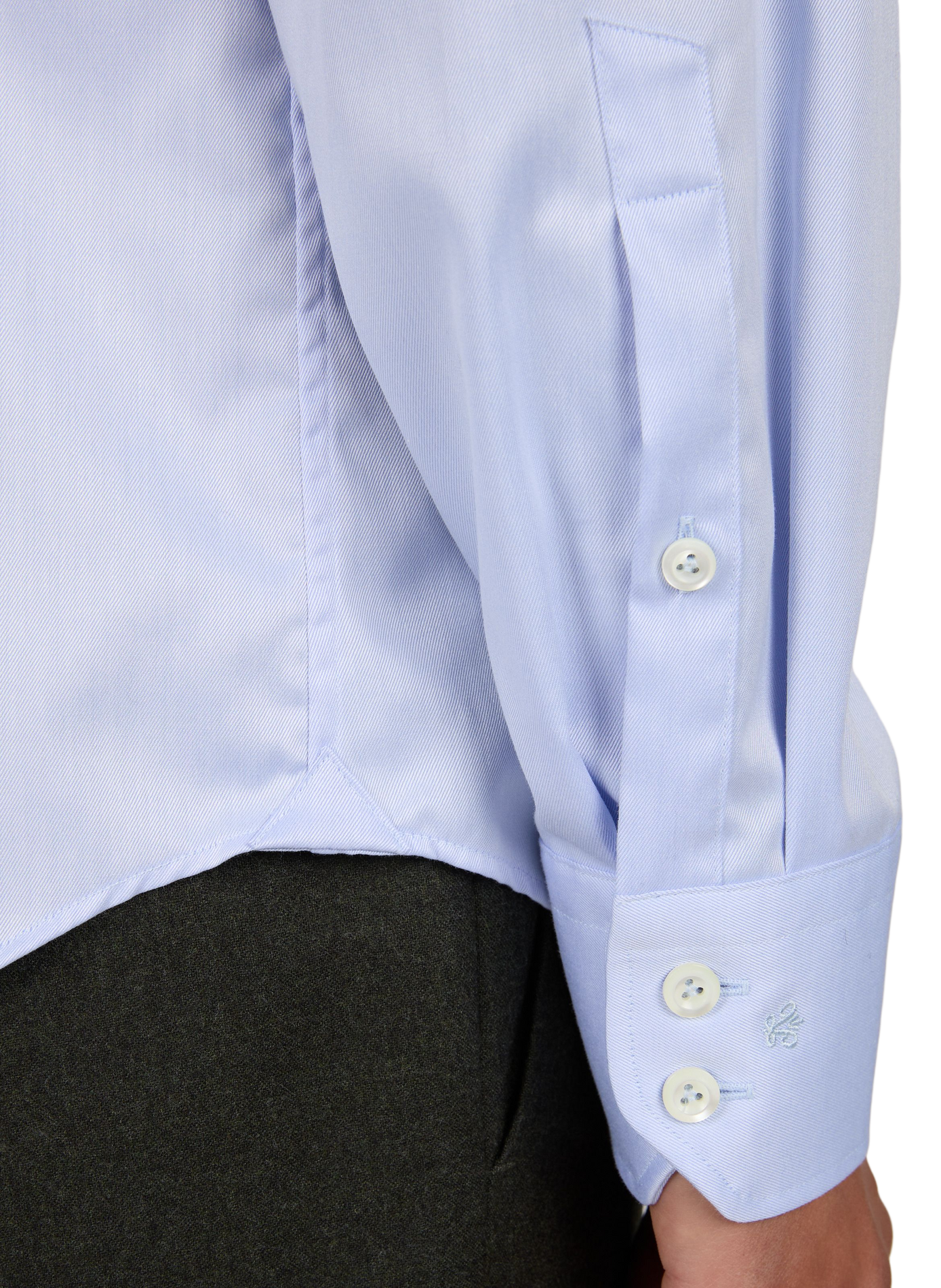 Chemise cintrée en coton VAN LAACK Bleu